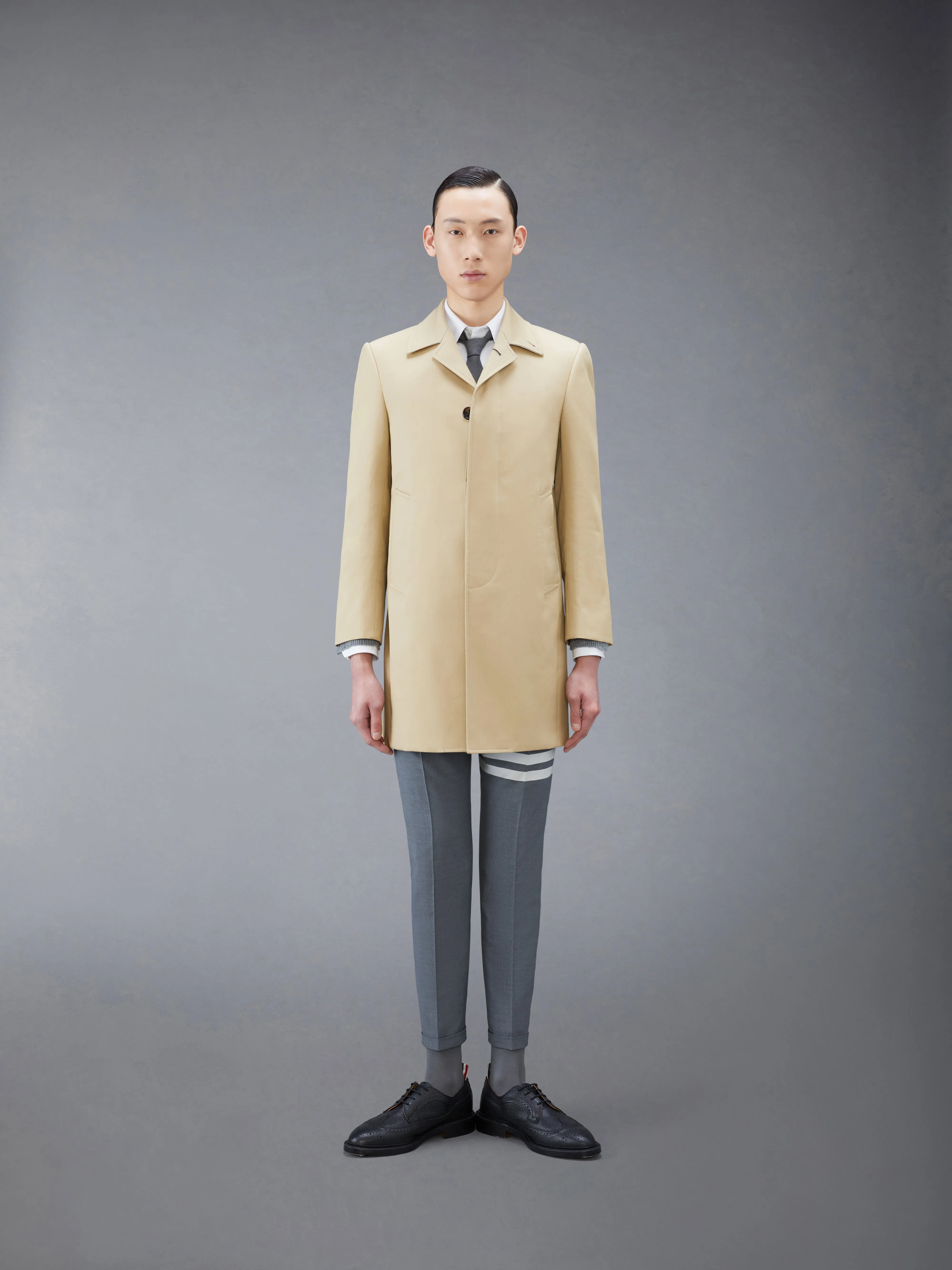 MACKINTOSH BAL COLLAR OVERCOAT sold by Thom Browne