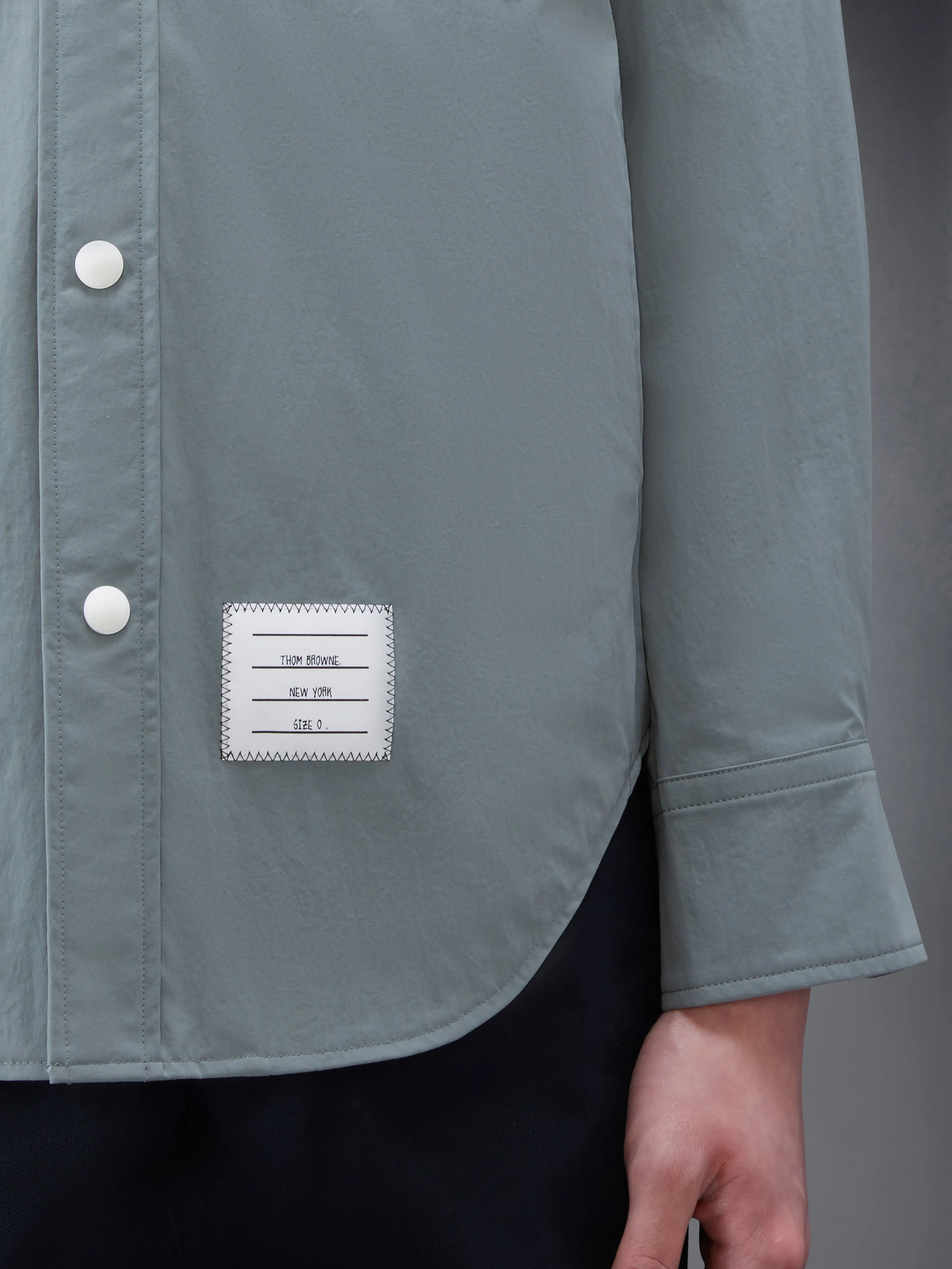 NYLON ARMBAND SHIRT JACKET sold by Thom Browne product image thumbnail 4