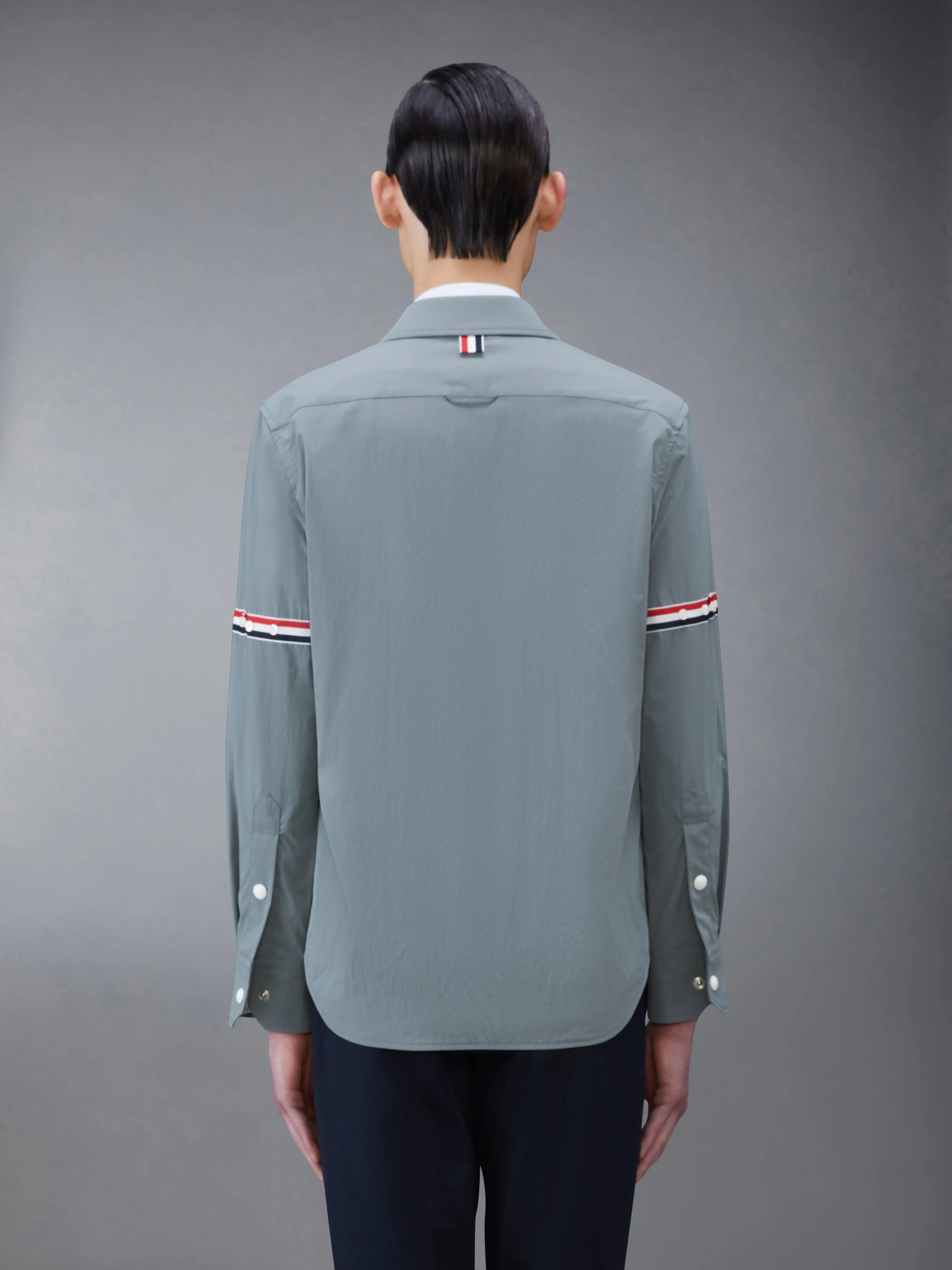 NYLON ARMBAND SHIRT JACKET sold by Thom Browne product image thumbnail 2