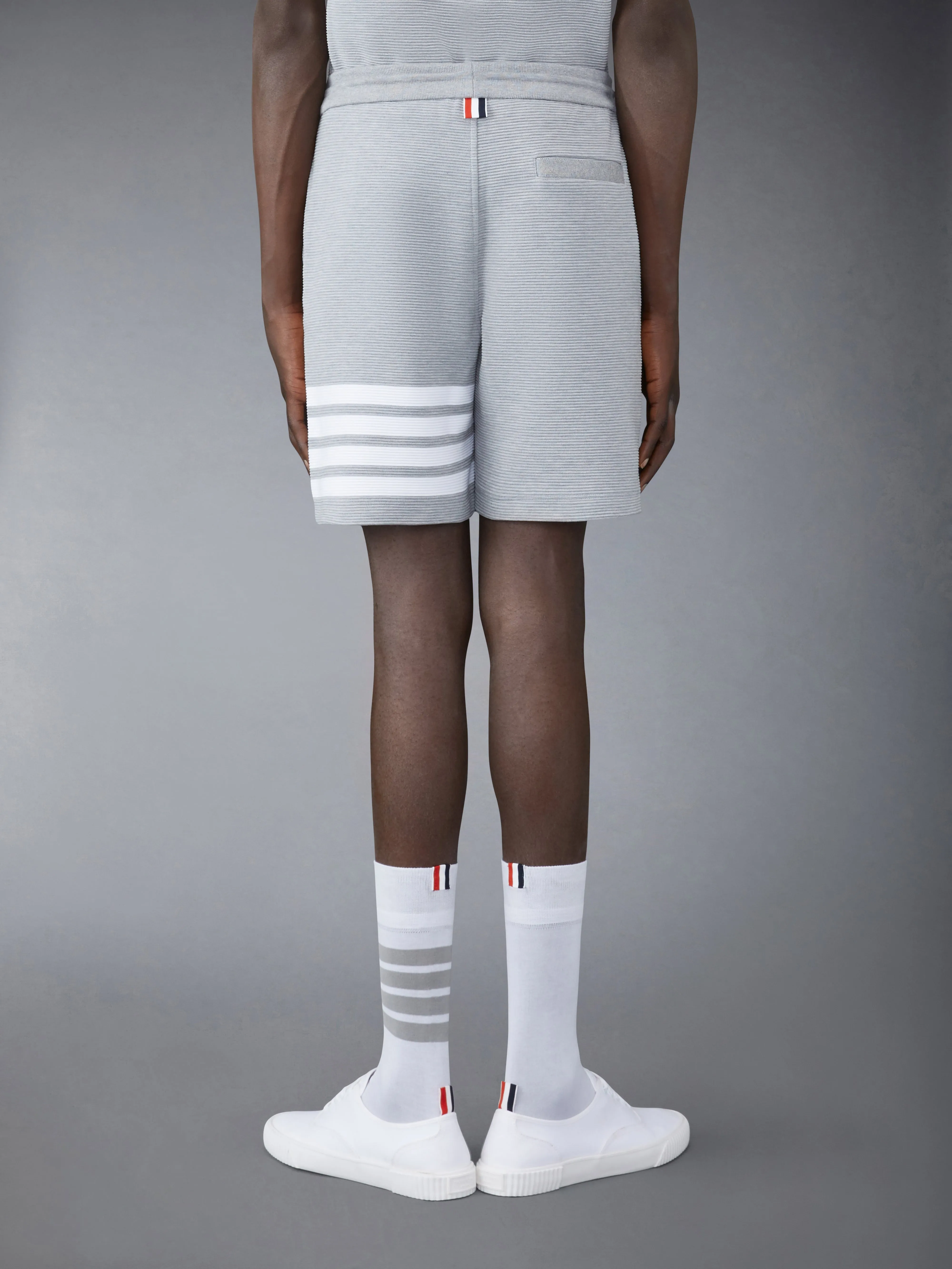 OTTOMAN 4-BAR SWEATSHORTS sold by Thom Browne product image thumbnail 3