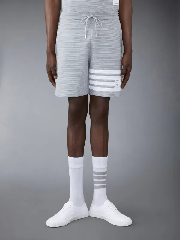 OTTOMAN 4-BAR SWEATSHORTS made by Thom Browne
