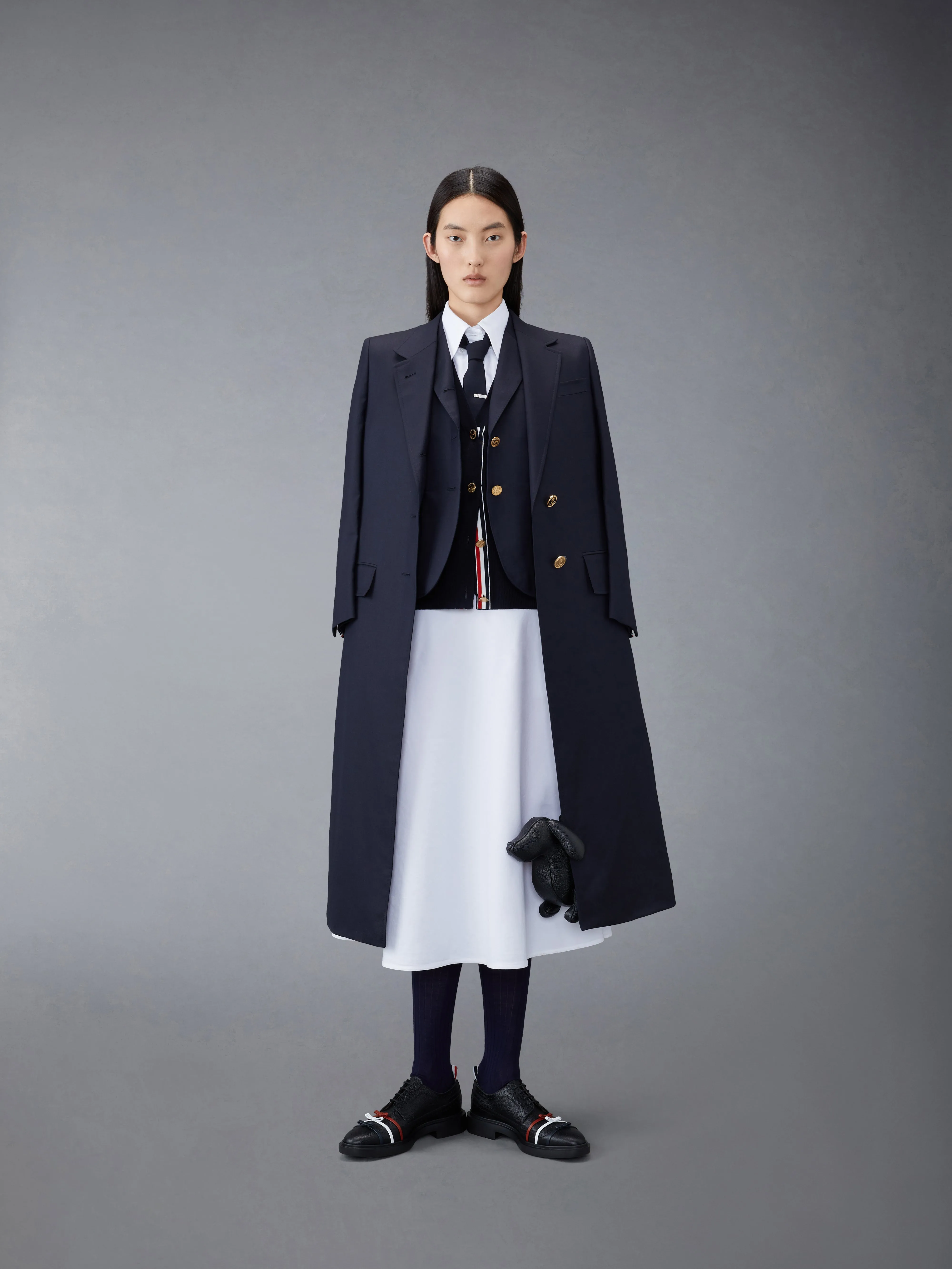OXFORD A-LINE SHIRTDRESS sold by Thom Browne product image thumbnail 4