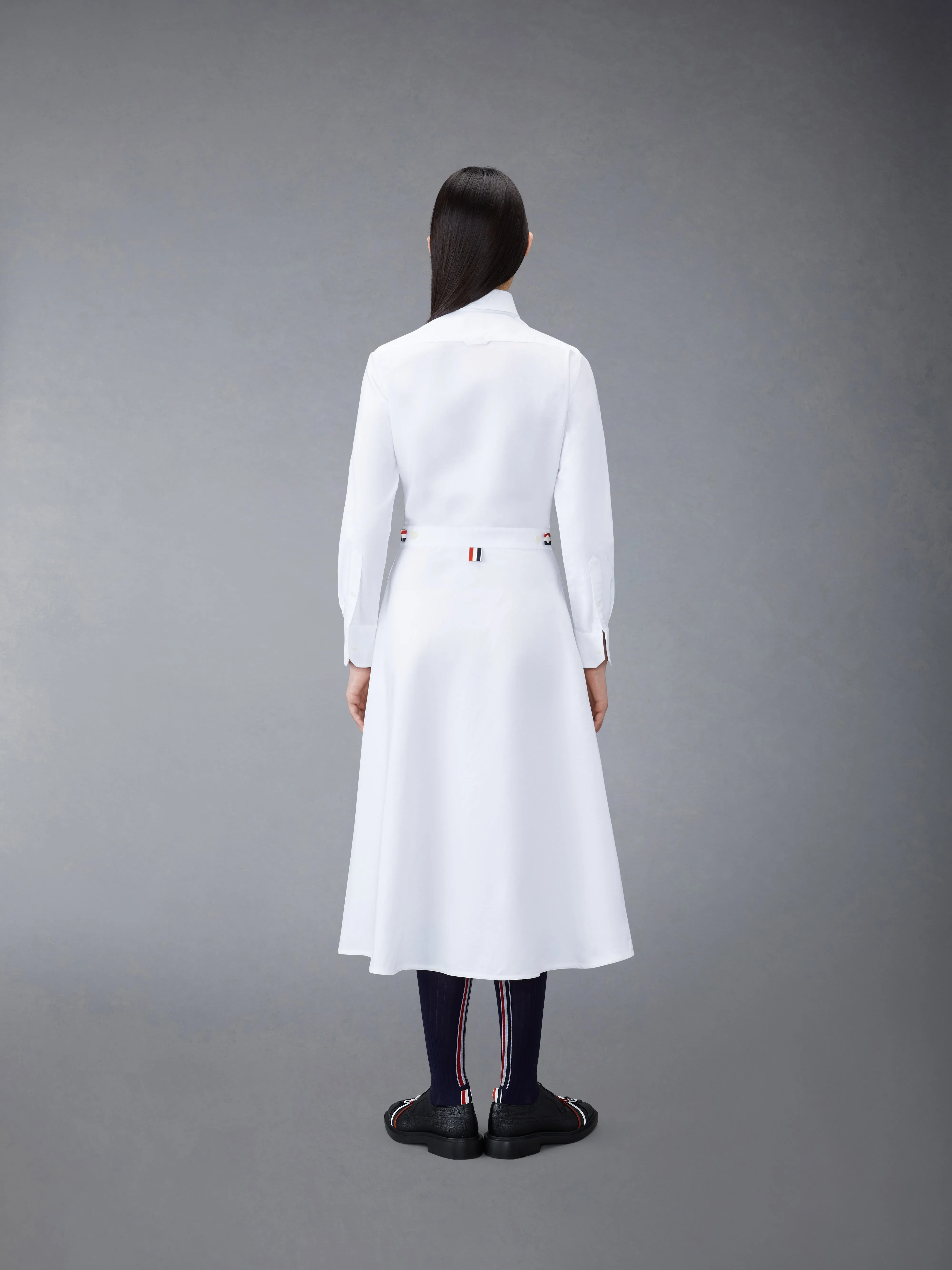 OXFORD A-LINE SHIRTDRESS sold by Thom Browne product image thumbnail 3