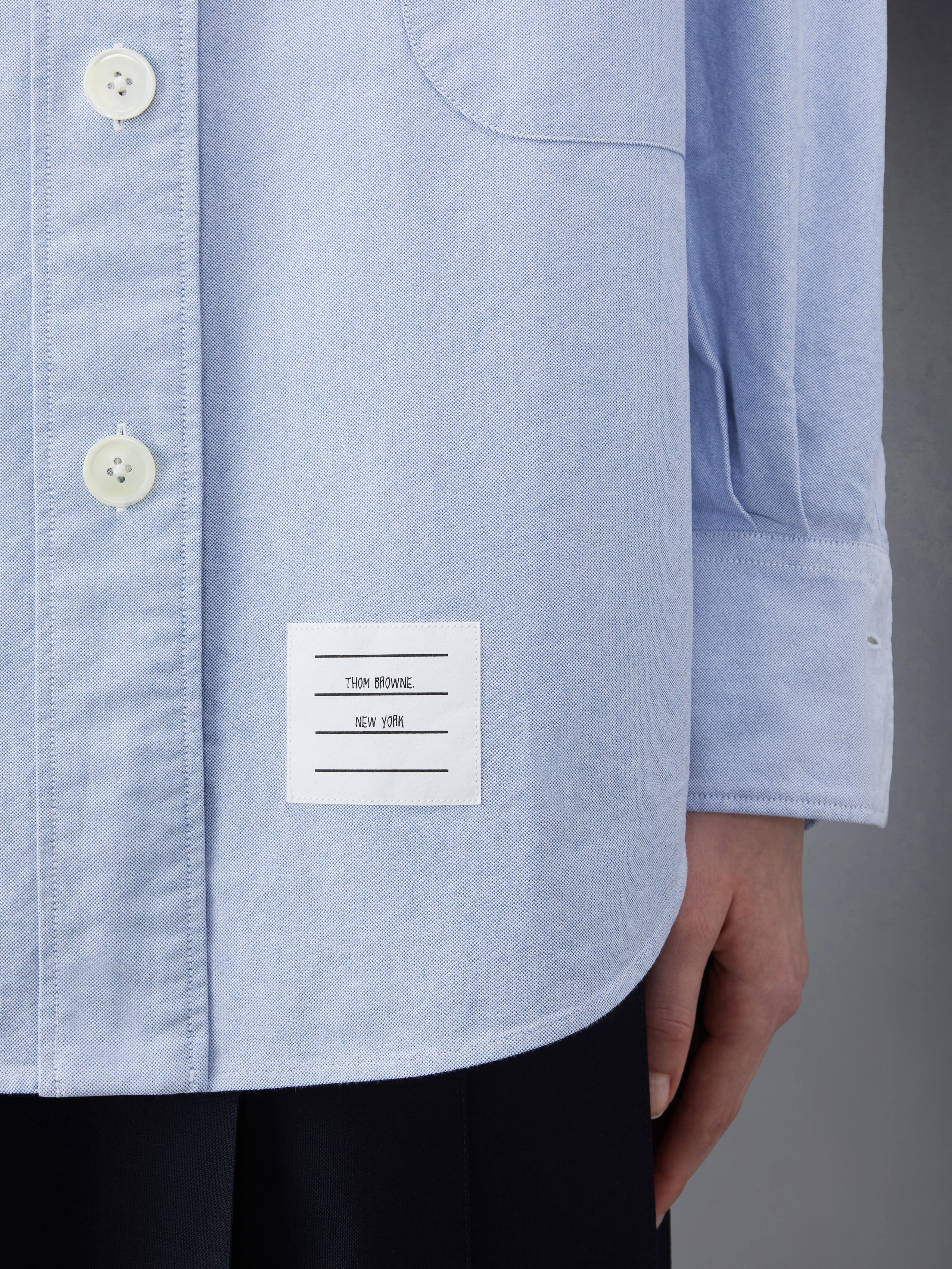 OXFORD ARMBAND SUPERSIZED SHIRT sold by Thom Browne product image thumbnail 4