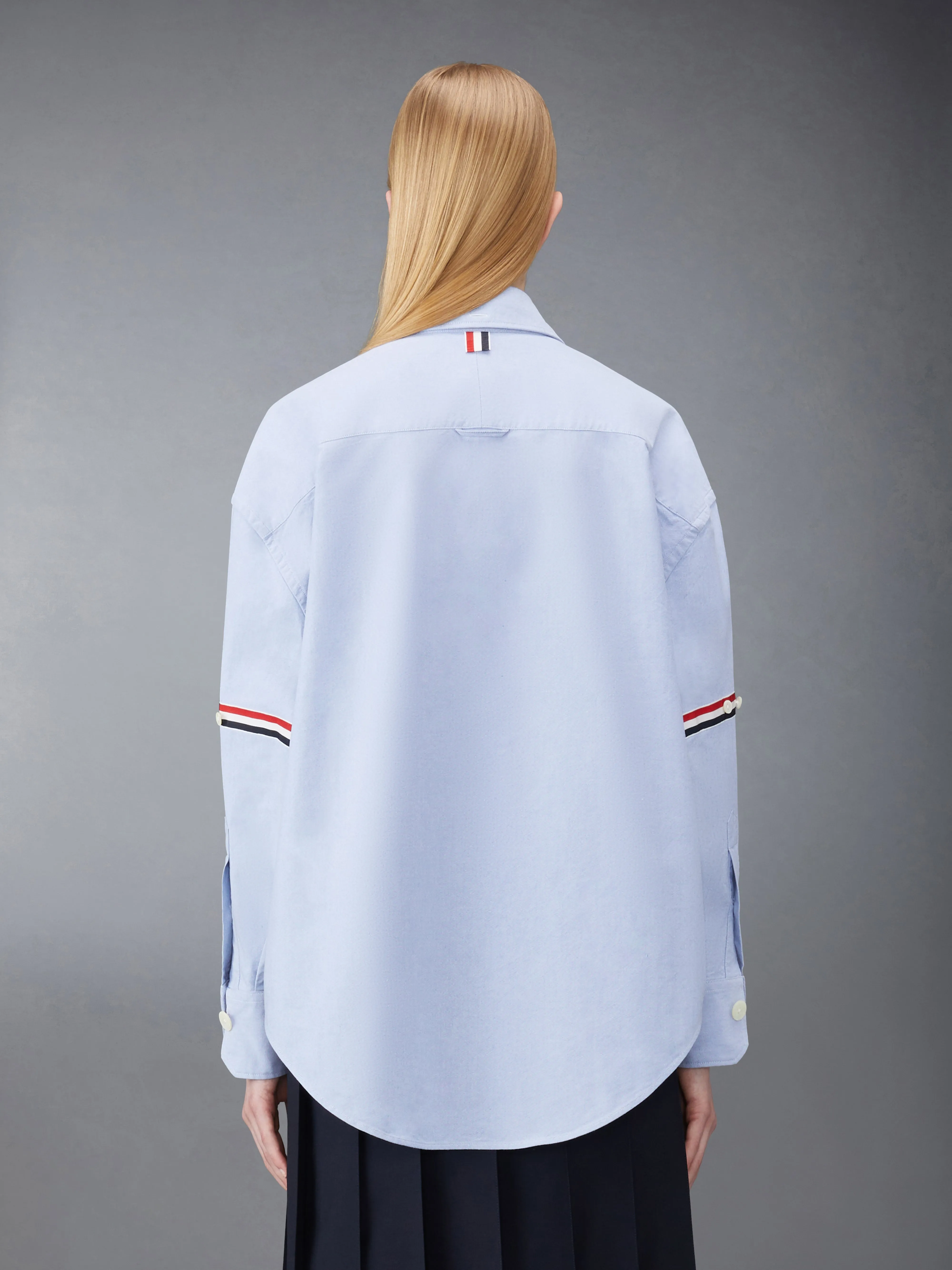 OXFORD ARMBAND SUPERSIZED SHIRT sold by Thom Browne product image thumbnail 2