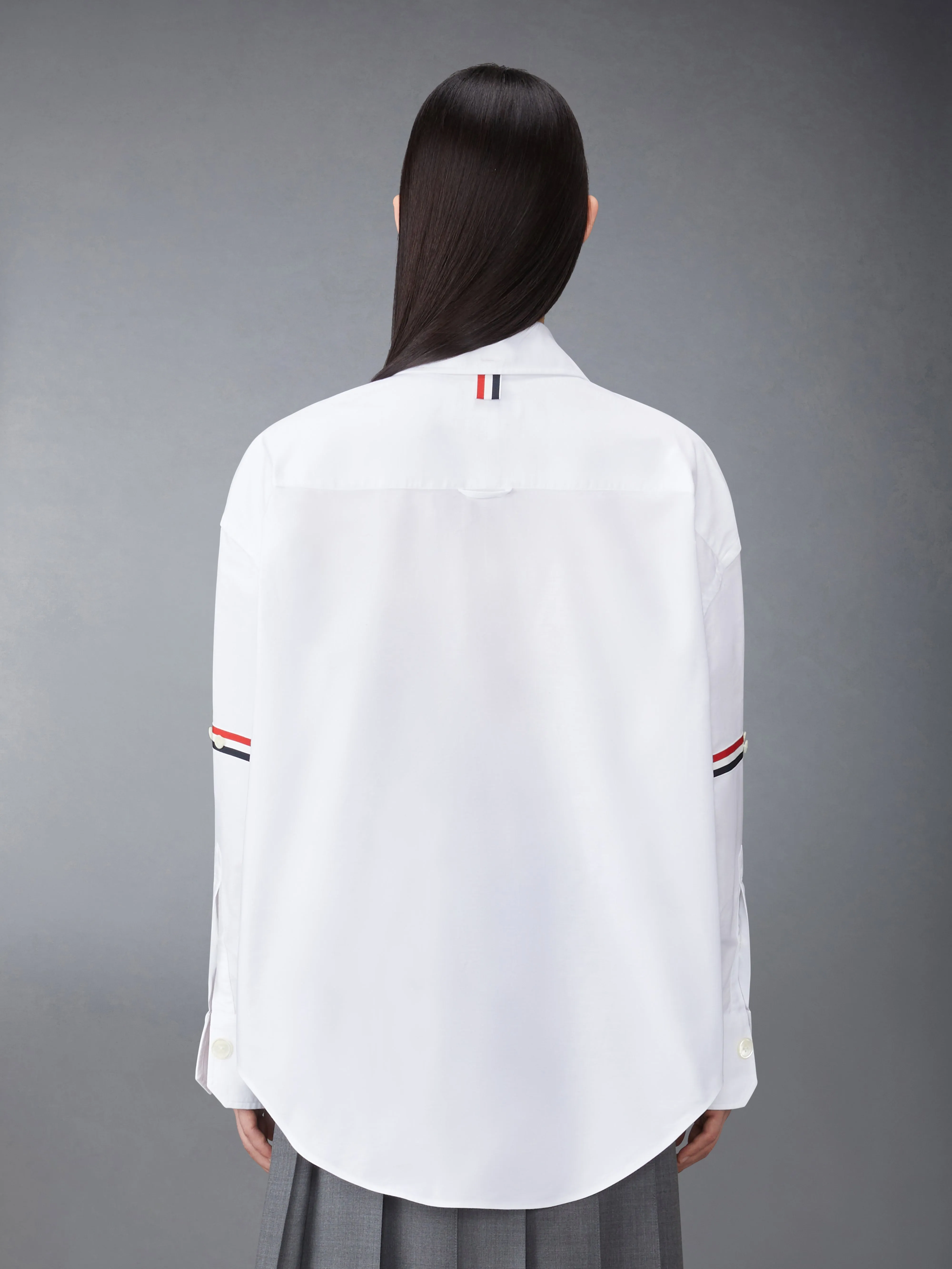 OXFORD ARMBAND SUPERSIZED SHIRT sold by Thom Browne product image thumbnail 2