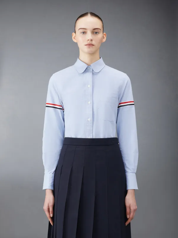 OXFORD ARMBANDS CLASSIC ROUND COLLAR SHIRT sold by Thom Browne
