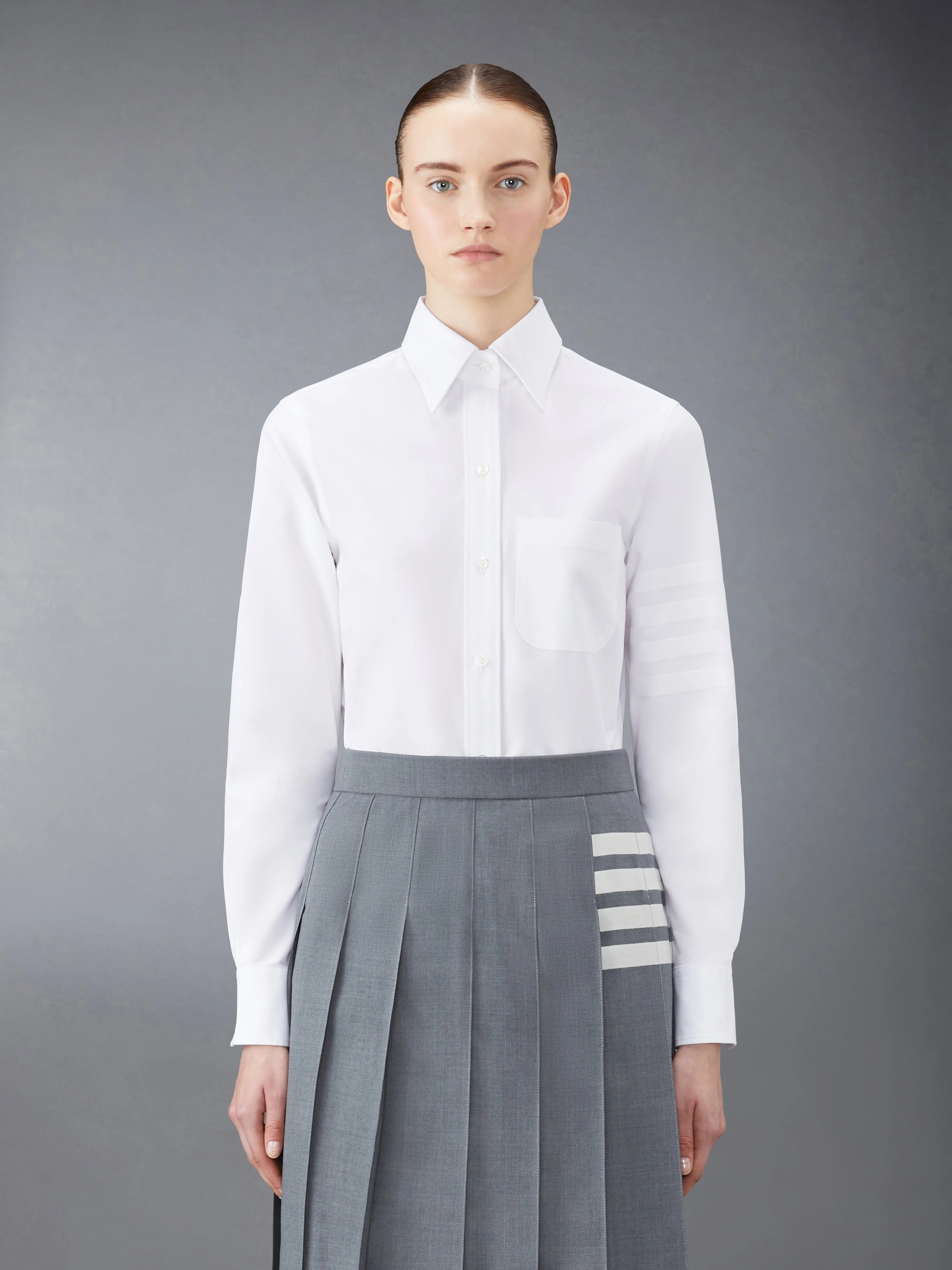 OXFORD CLASSIC 4-BAR SHIRT sold by Thom Browne