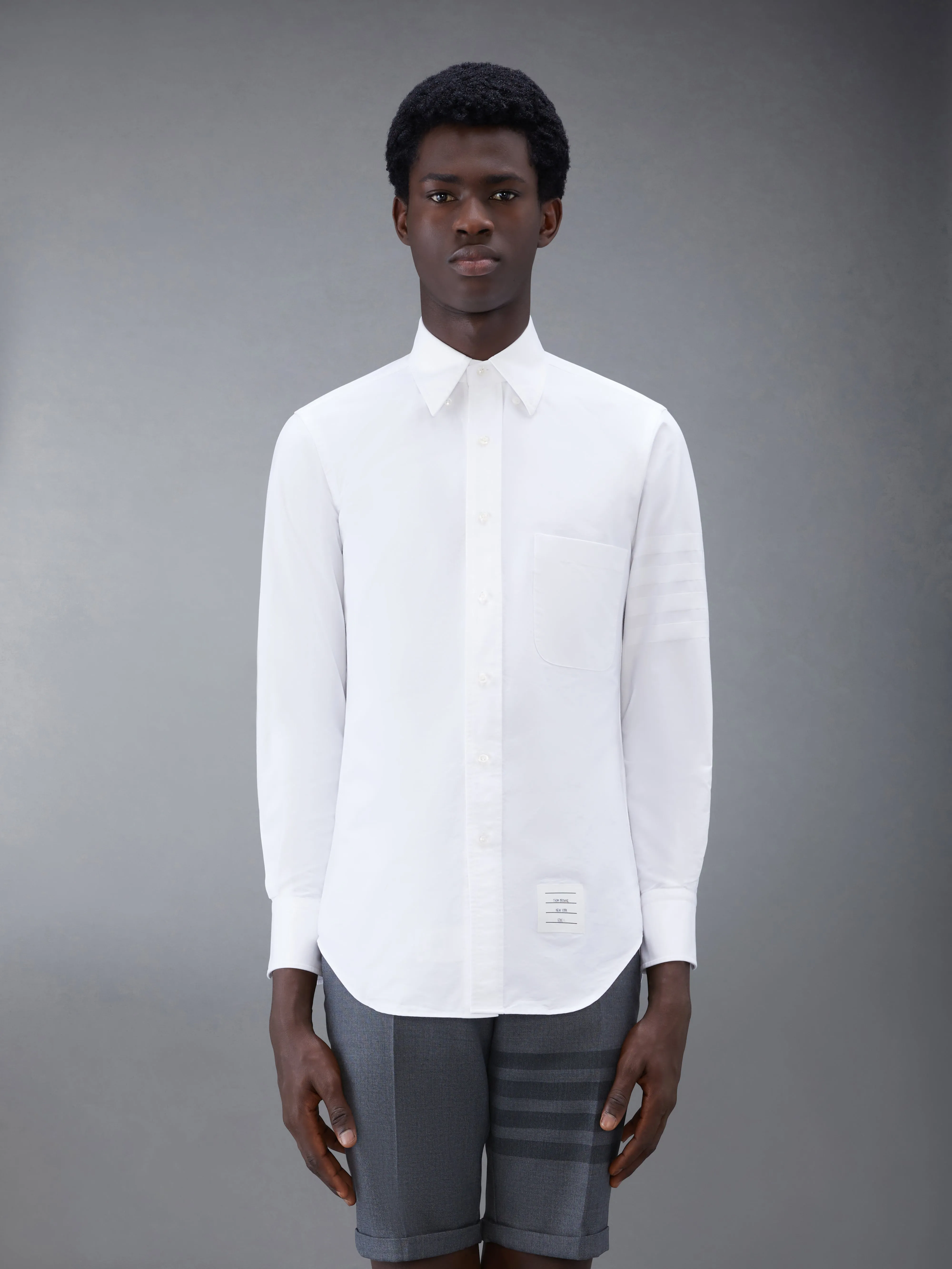 OXFORD CLASSIC FIT 4-BAR SHIRT sold by Thom Browne product image thumbnail 2