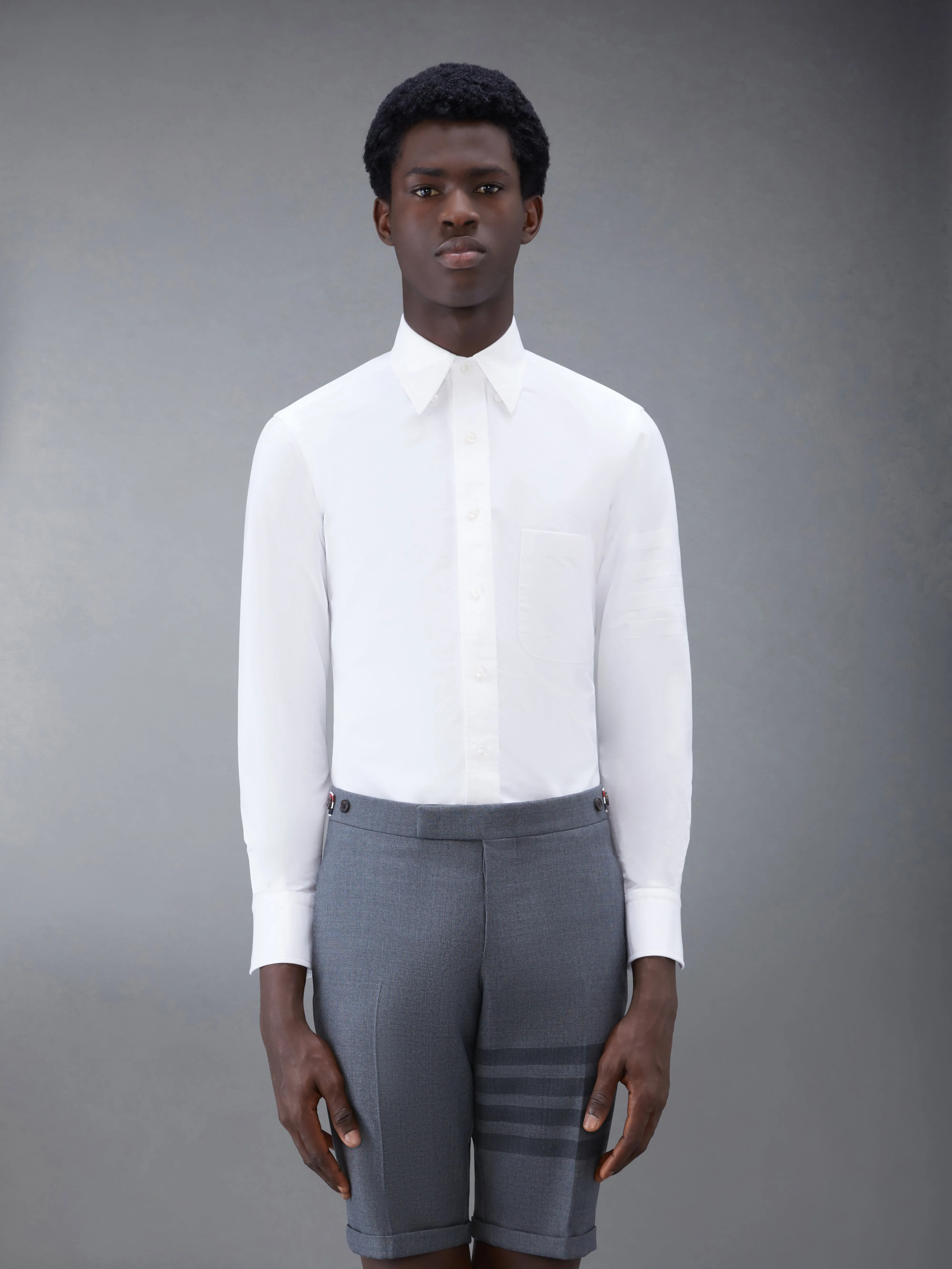 OXFORD CLASSIC FIT 4-BAR SHIRT sold by Thom Browne