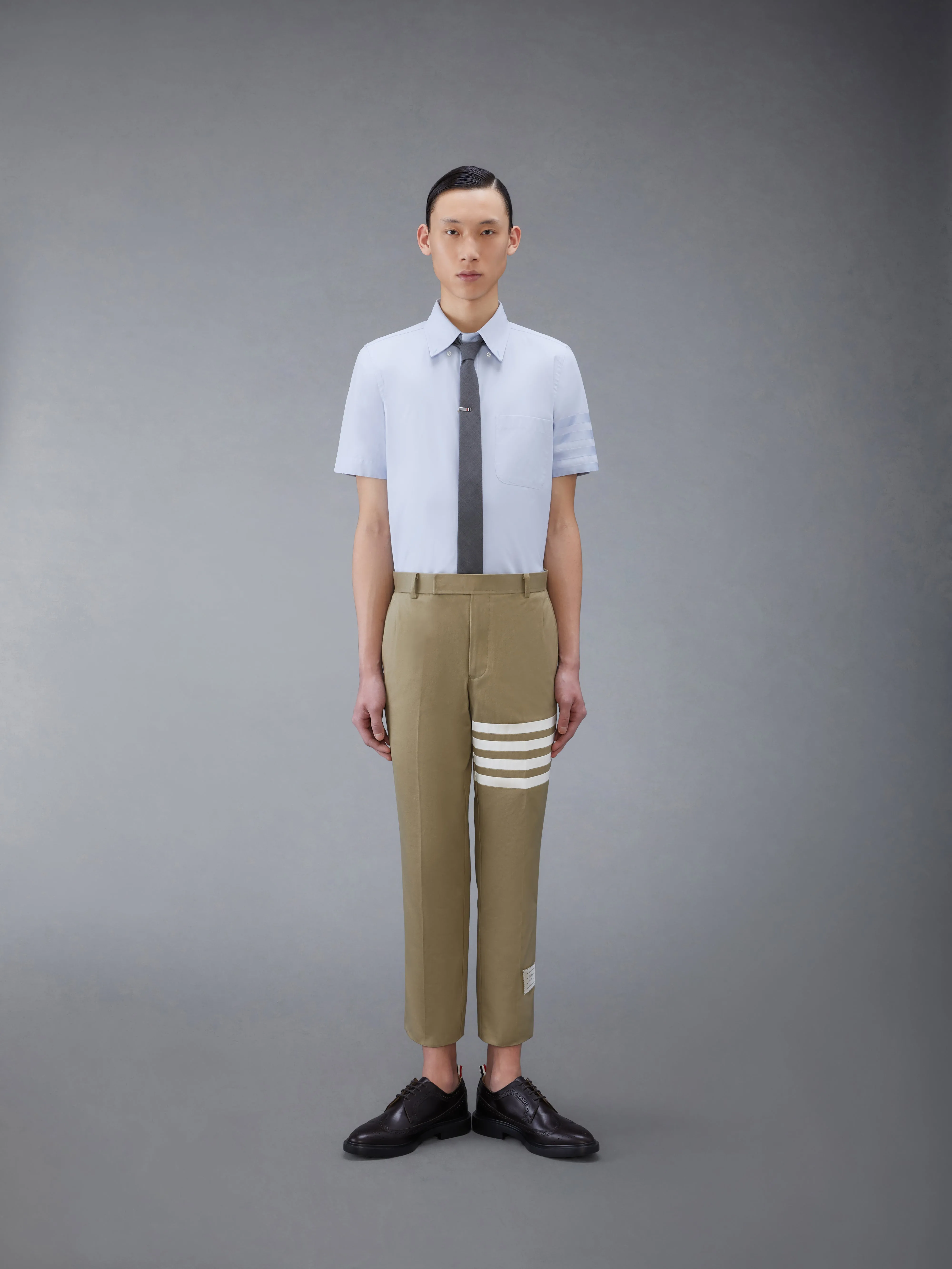 Oxford 4-Bar Straight Fit Shirt sold by Thom Browne product image thumbnail 4