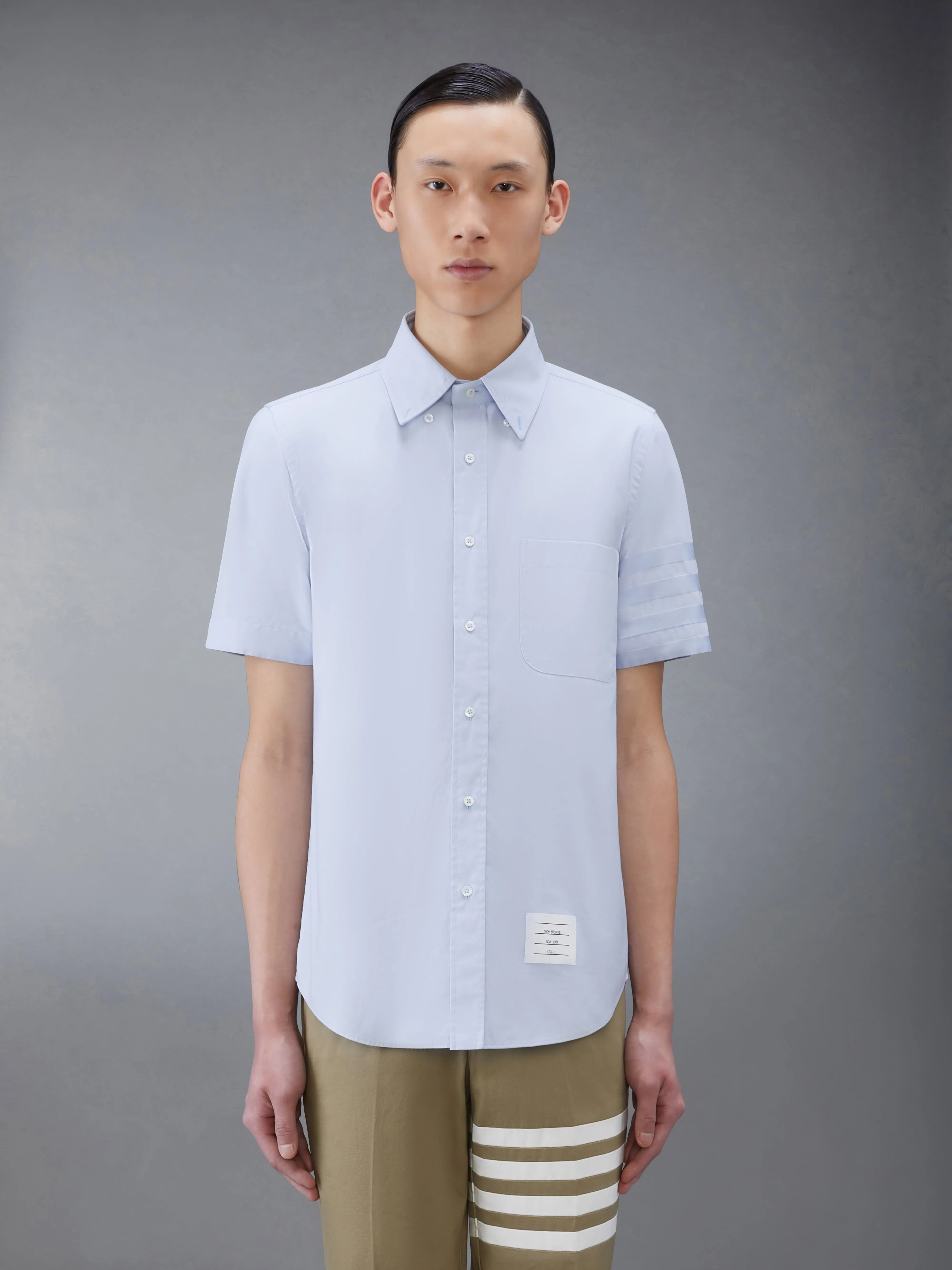 Oxford 4-Bar Straight Fit Shirt sold by Thom Browne product image thumbnail 2