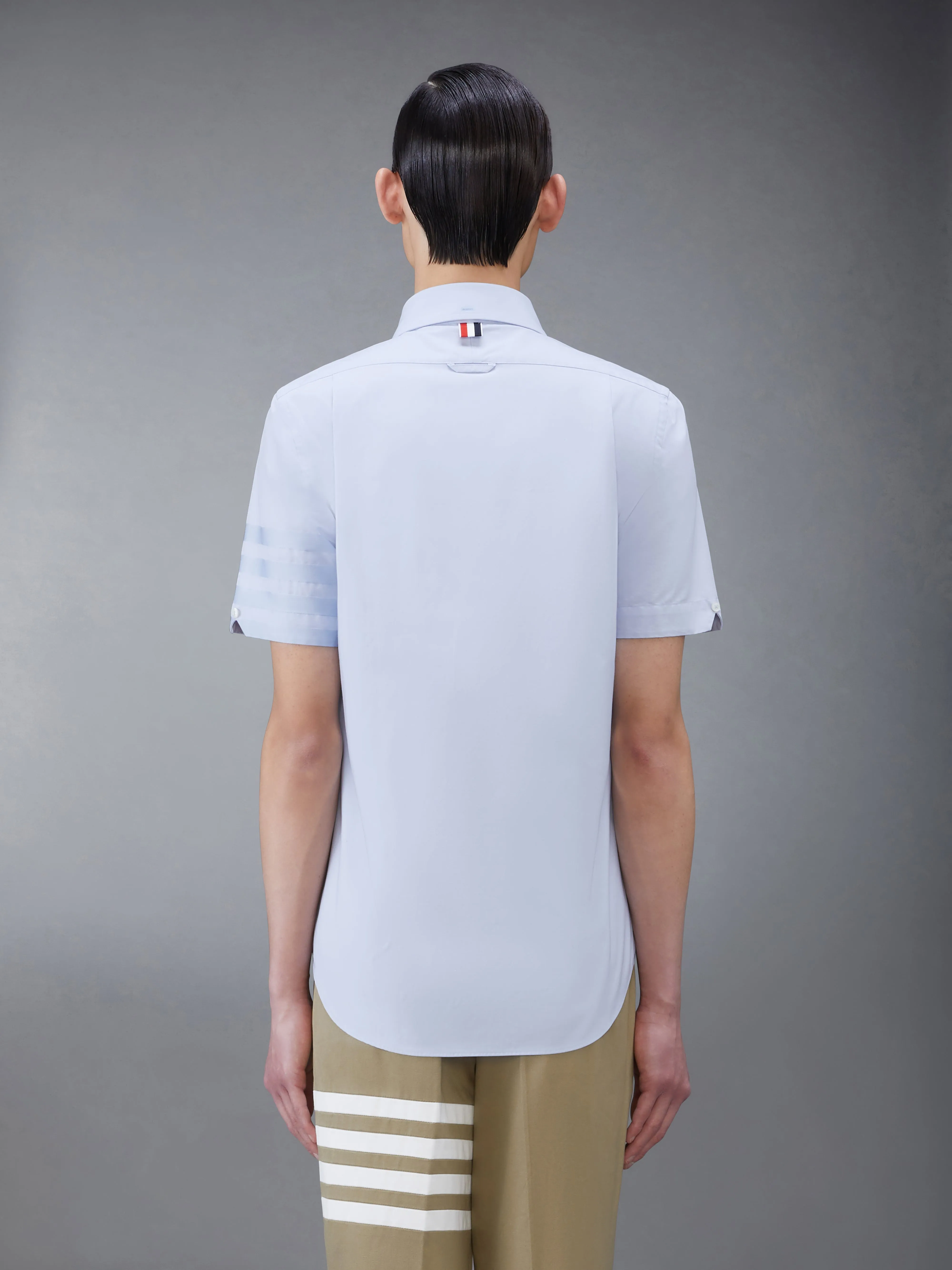 Oxford 4-Bar Straight Fit Shirt sold by Thom Browne product image thumbnail 3