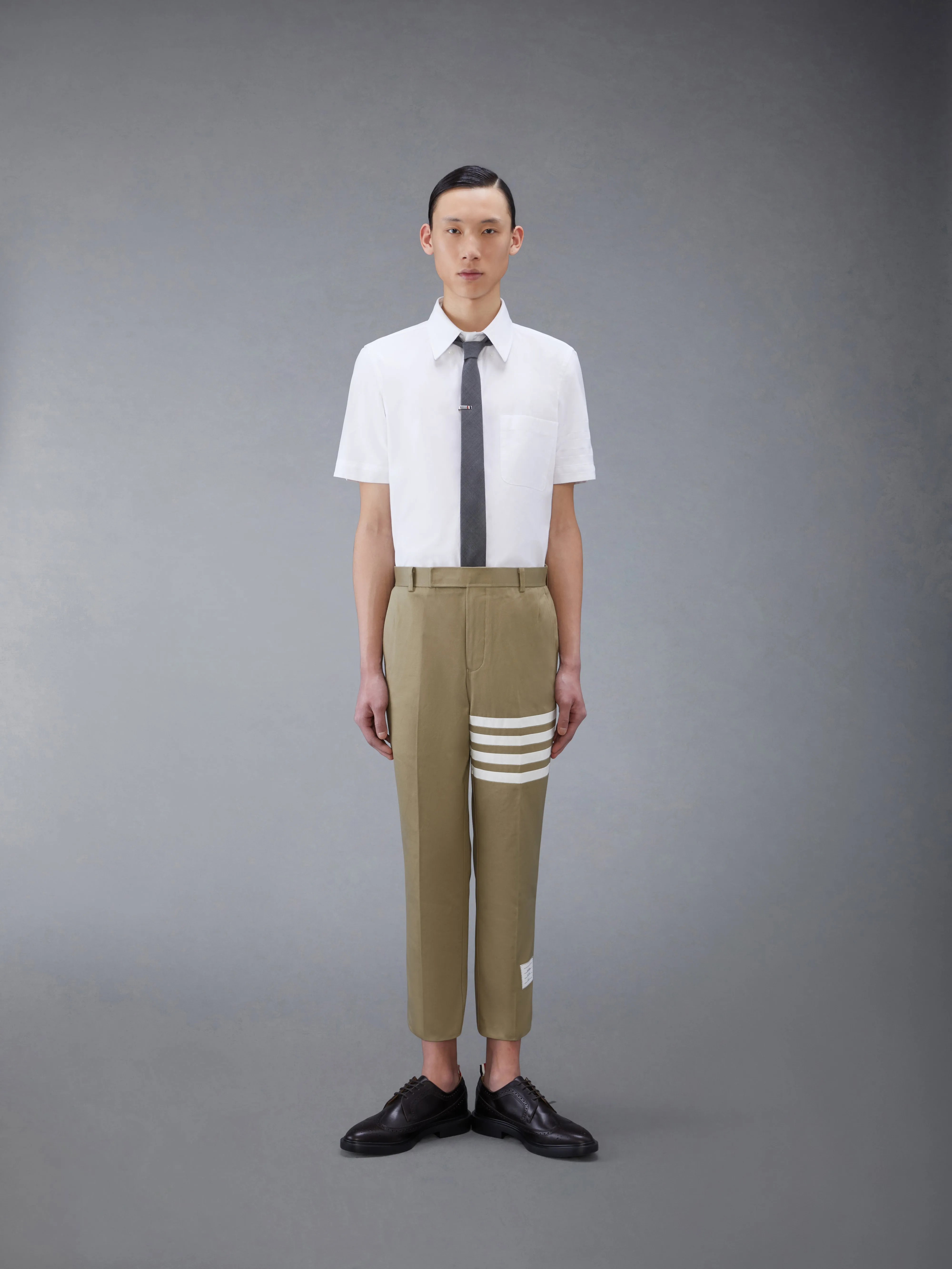 Oxford 4-Bar Straight Fit Shirt sold by Thom Browne product image thumbnail 4