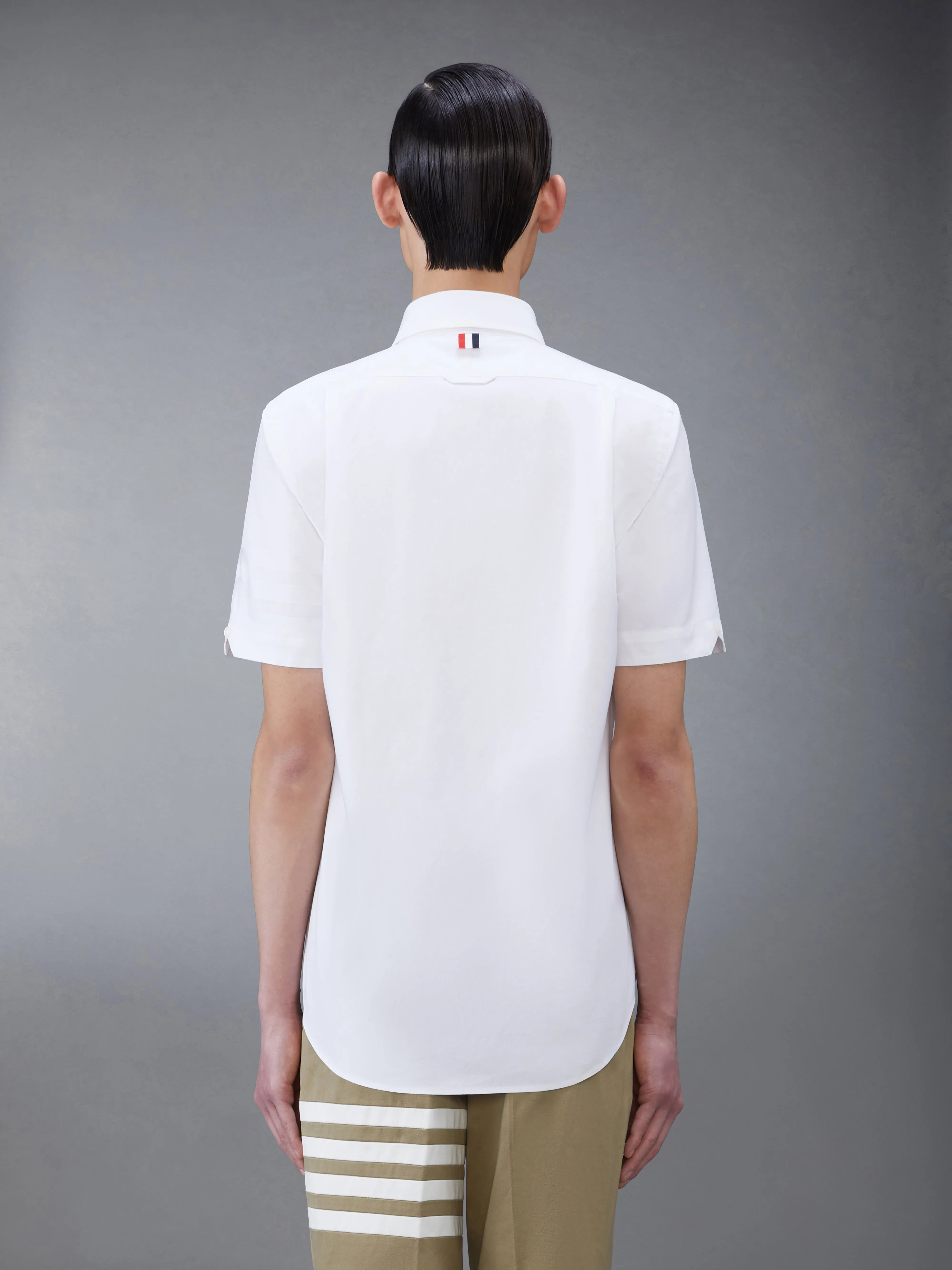 Oxford 4-Bar Straight Fit Shirt sold by Thom Browne product image thumbnail 3
