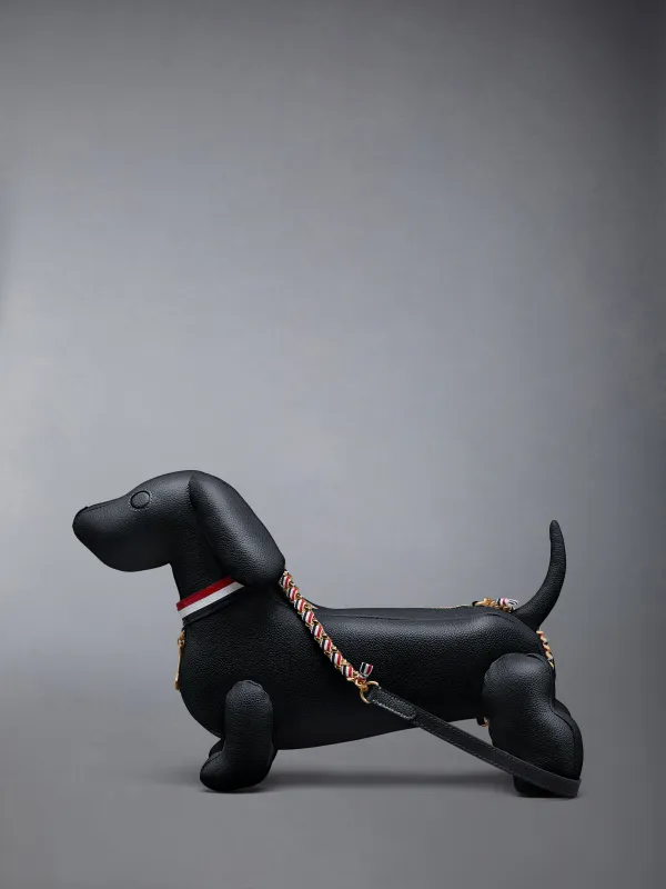 PEBBLE GRAIN CHAIN MINI HECTOR BAG sold by Thom Browne