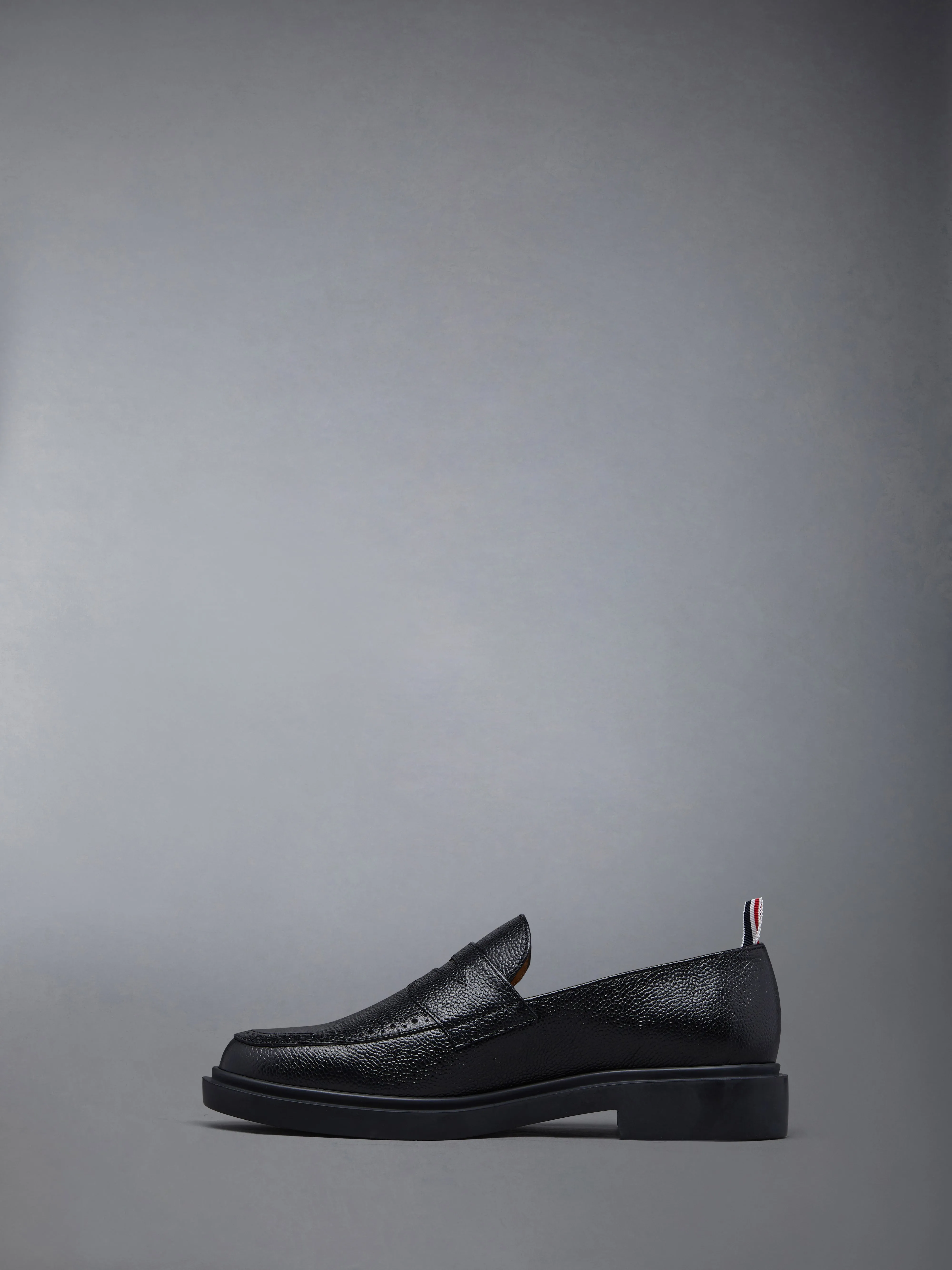 PEBBLE GRAIN RUBBER SOLE PENNY LOAFER sold by Thom Browne product image thumbnail 3