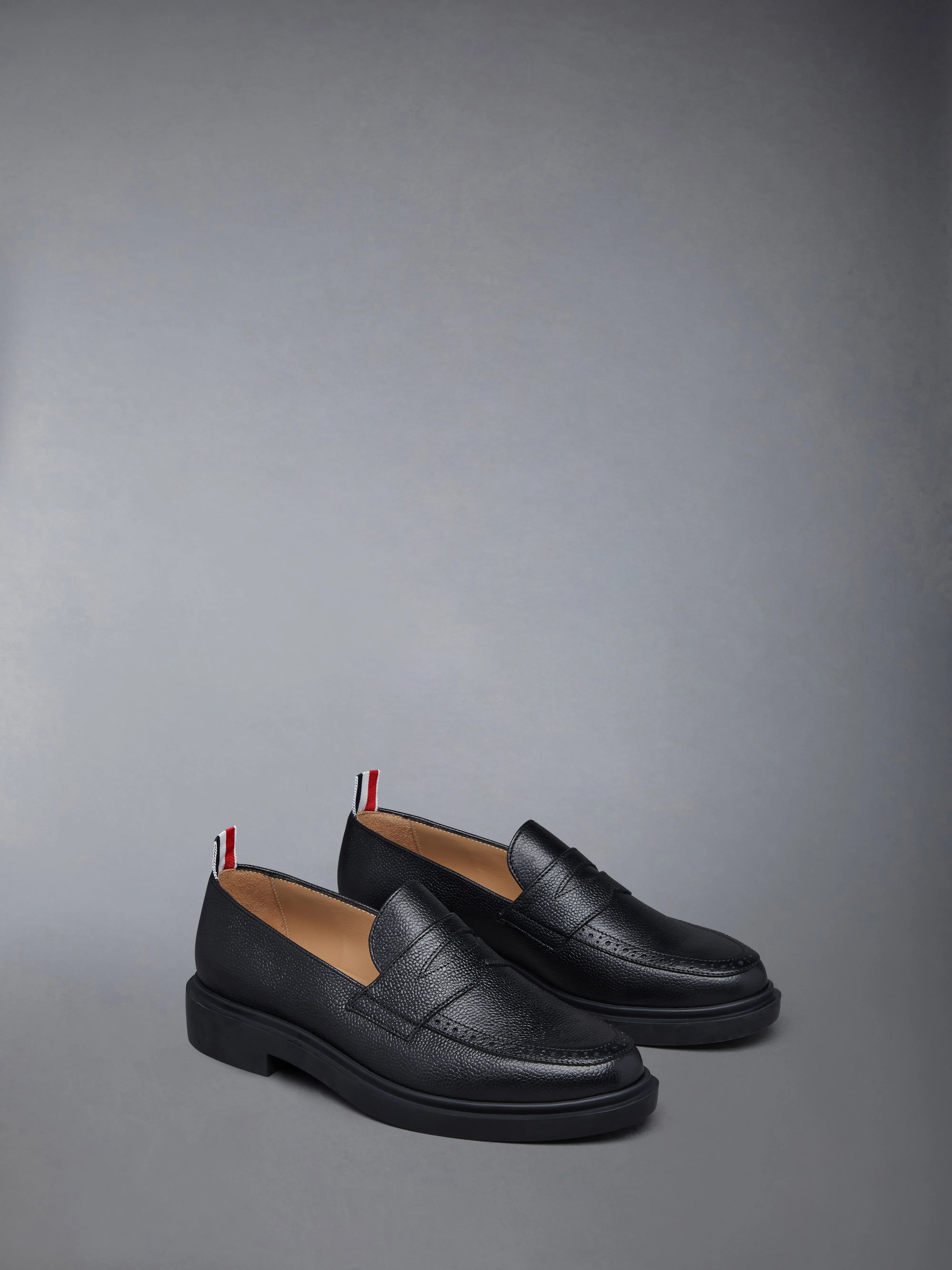 PEBBLE GRAIN RUBBER SOLE PENNY LOAFER sold by Thom Browne product image thumbnail 2