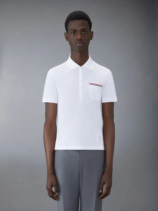PIQUE POCKET POLO sold by Thom Browne