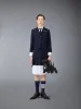 SCHOOL UNIFORM PLAIN WEAVE MINI PLEATED SKIRT sold by Thom Browne