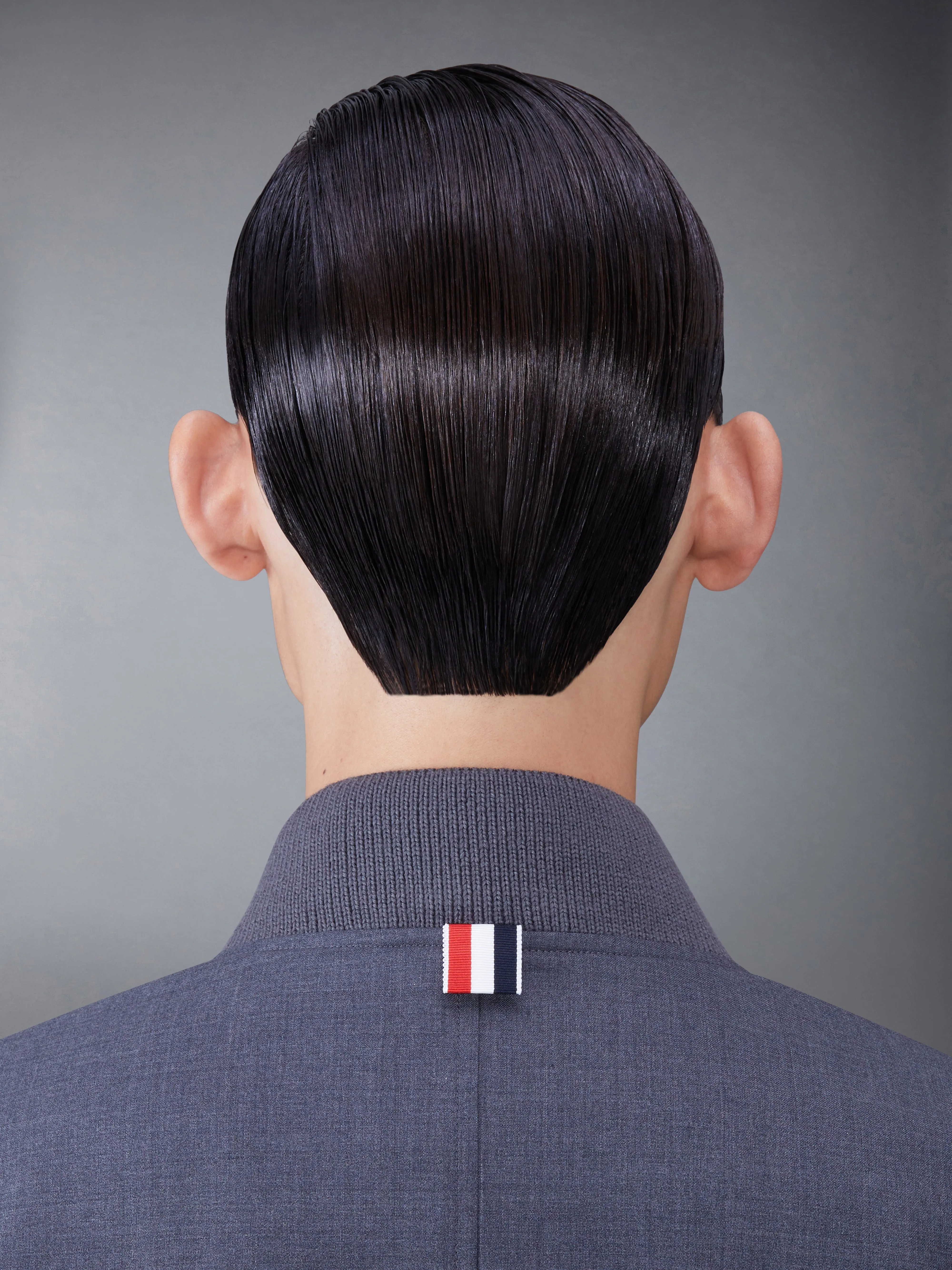 PLAIN WEAVE SUITING 4-BAR BLOUSON JACKET sold by Thom Browne product image thumbnail 4