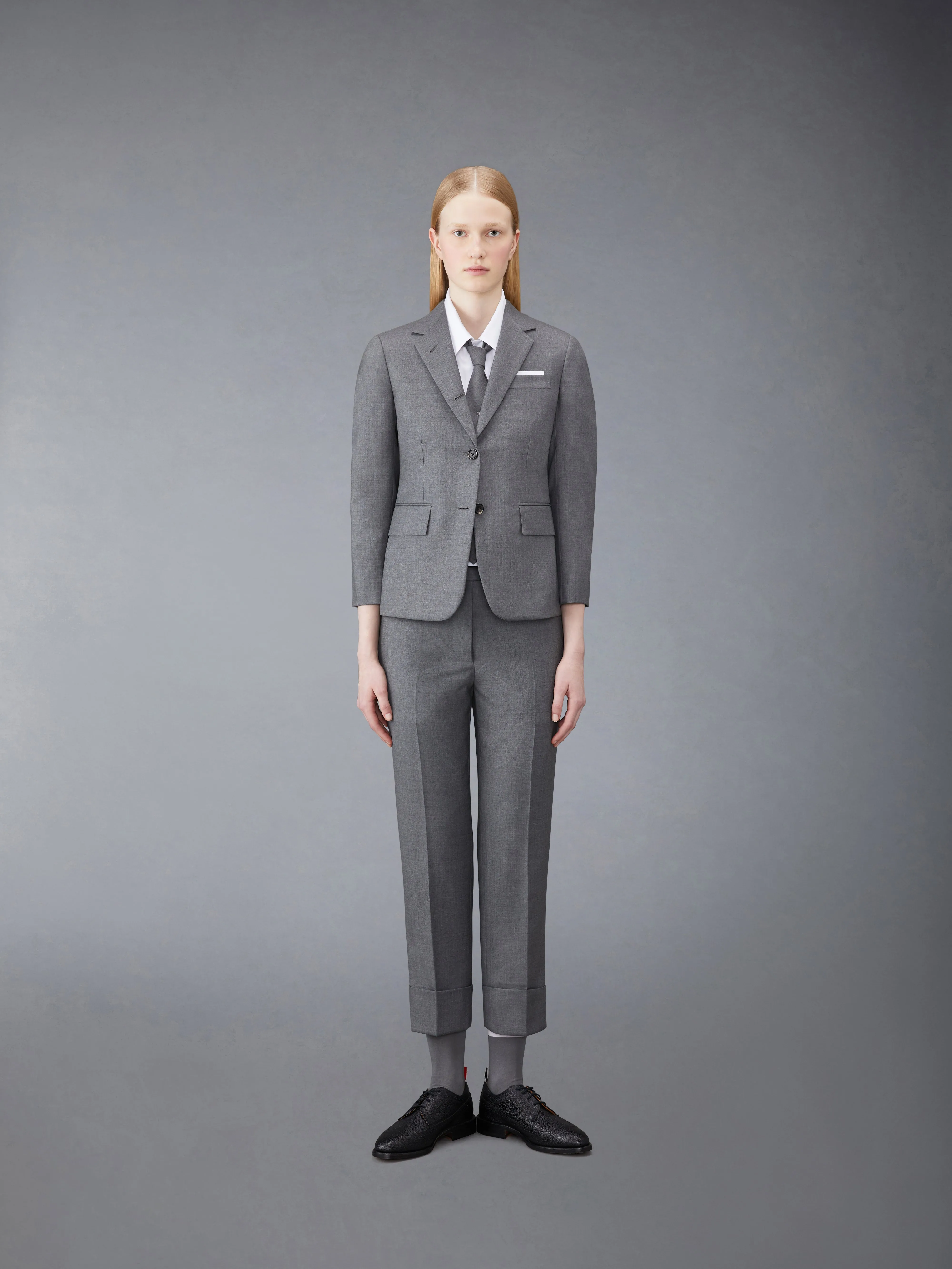 POPLIN TUCKED BLOUSE sold by Thom Browne product image thumbnail 4
