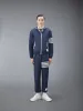 RIPSTOP MESH 4-BAR SWEATPANTS sold by Thom Browne