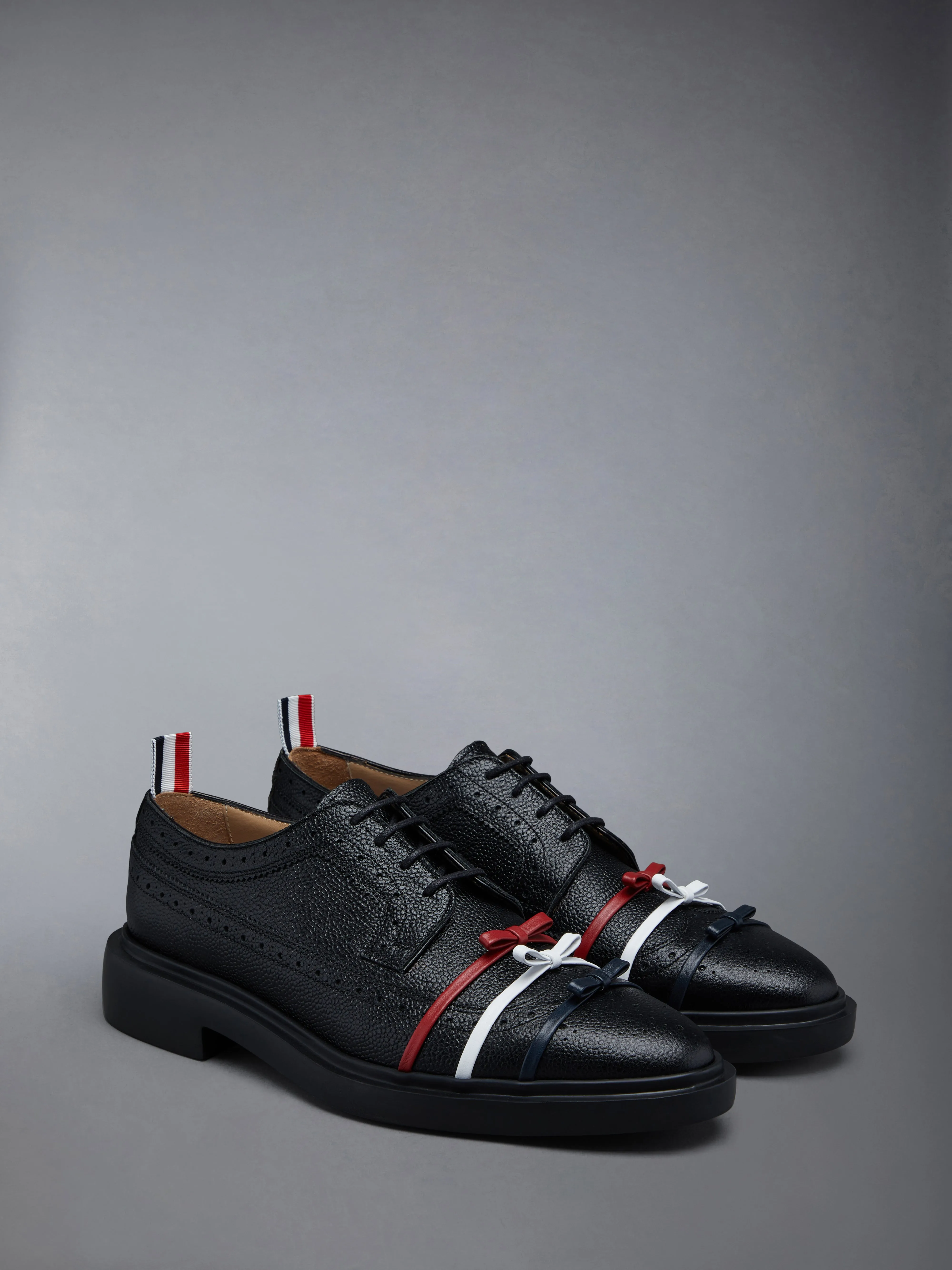 RUBBER SOLE 3-BOW LONGWING BROGUE sold by Thom Browne product image thumbnail 2