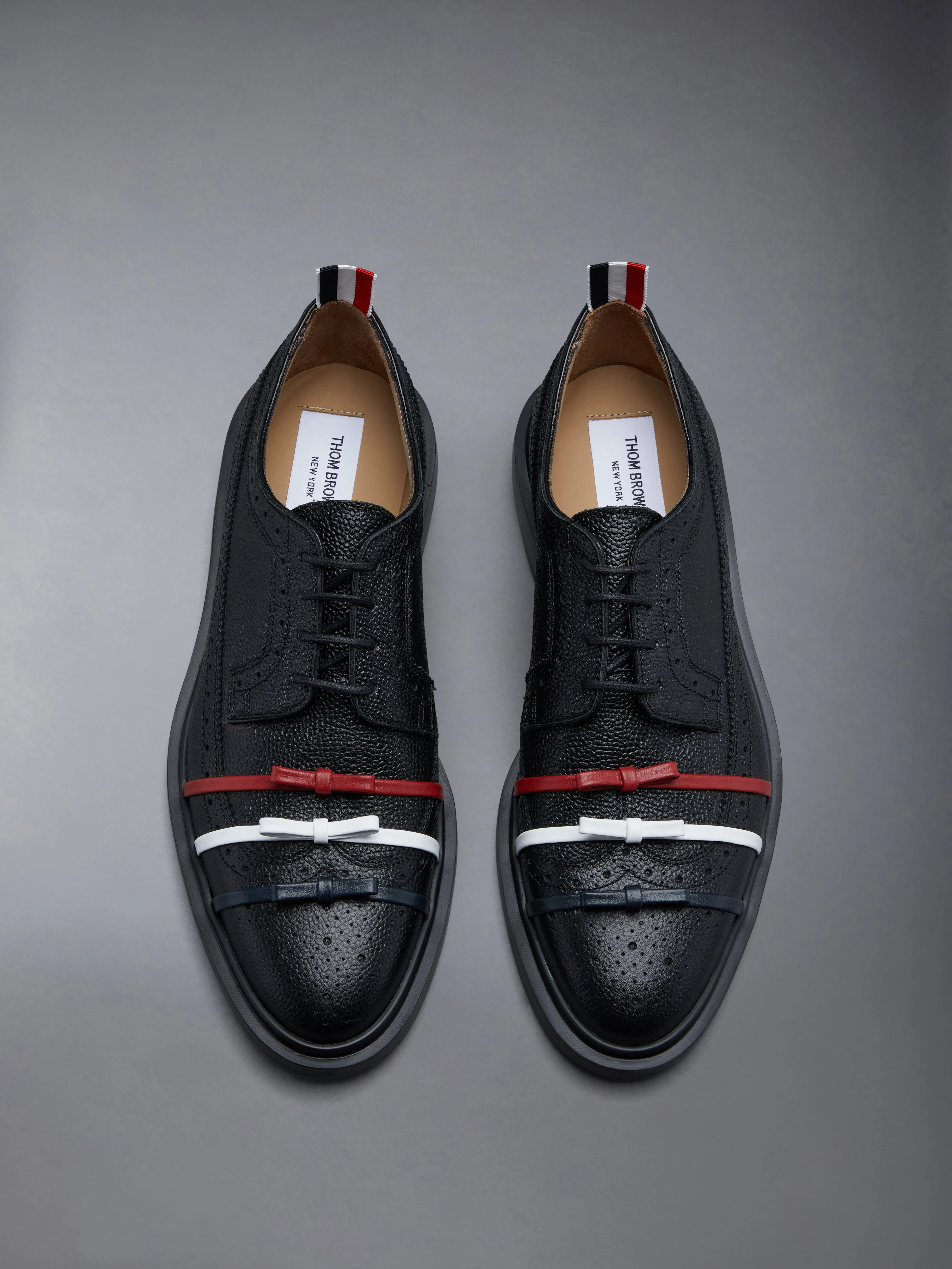RUBBER SOLE 3-BOW LONGWING BROGUE sold by Thom Browne product image thumbnail 5