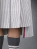 SEERSUCKER MIDI PLEATED SKIRT sold by Thom Browne