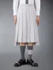 SEERSUCKER MIDI PLEATED SKIRT sold by Thom Browne