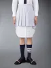 SEERSUCKER MINI PLEATED SKIRT sold by Thom Browne