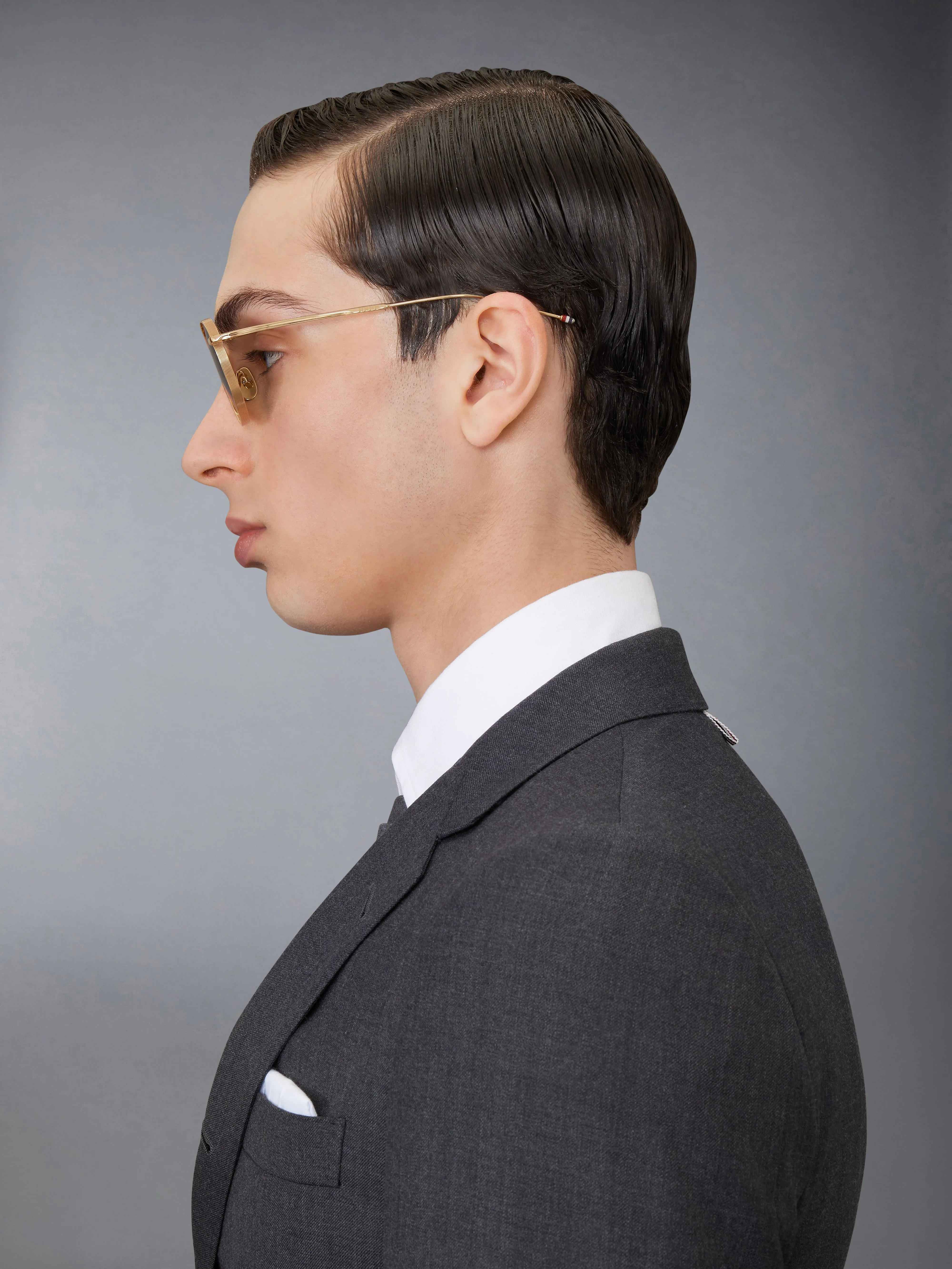 TITANIUM ROUND SUNGLASSES sold by Thom Browne product image thumbnail 5