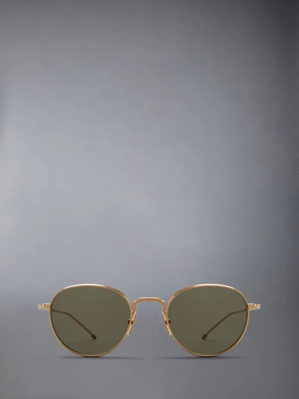 TITANIUM ROUND SUNGLASSES sold by Thom Browne