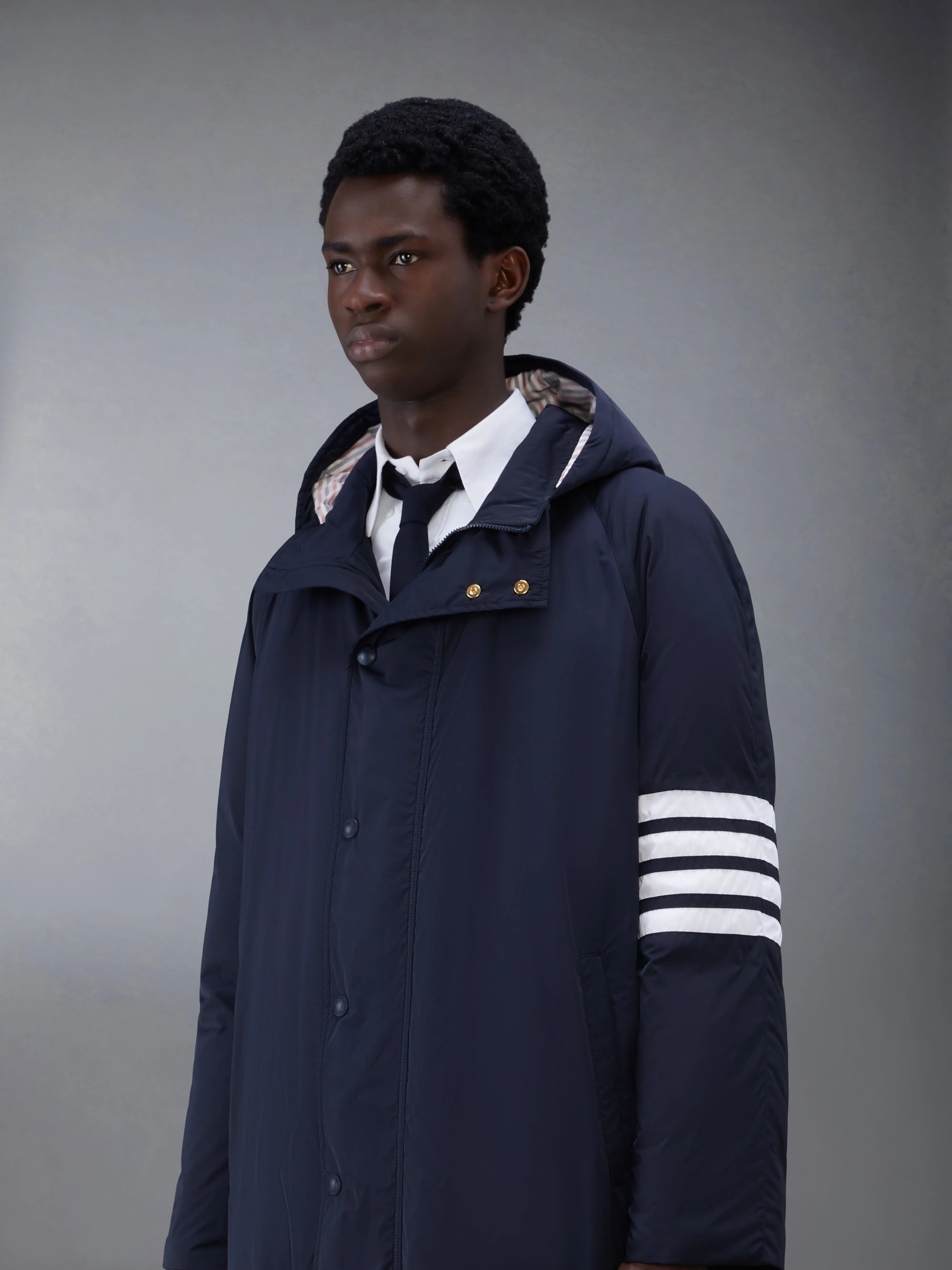 TWILL 4-BAR FOOTBALL SIDELINE PARKA sold by Thom Browne product image thumbnail 5
