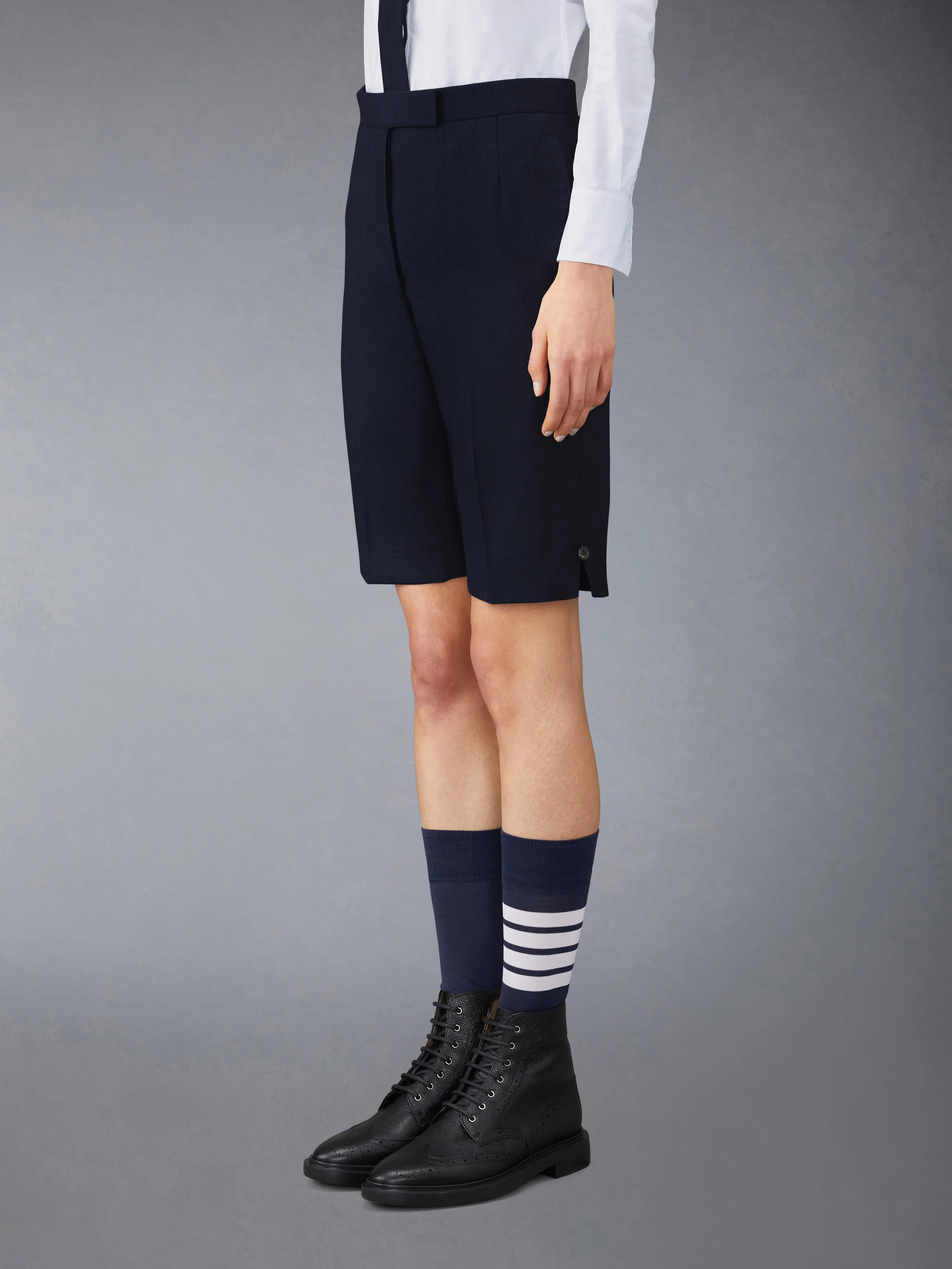 TWILL CLASSIC BACKSTRAP BERMUDA SHORTS sold by Thom Browne product image thumbnail 3