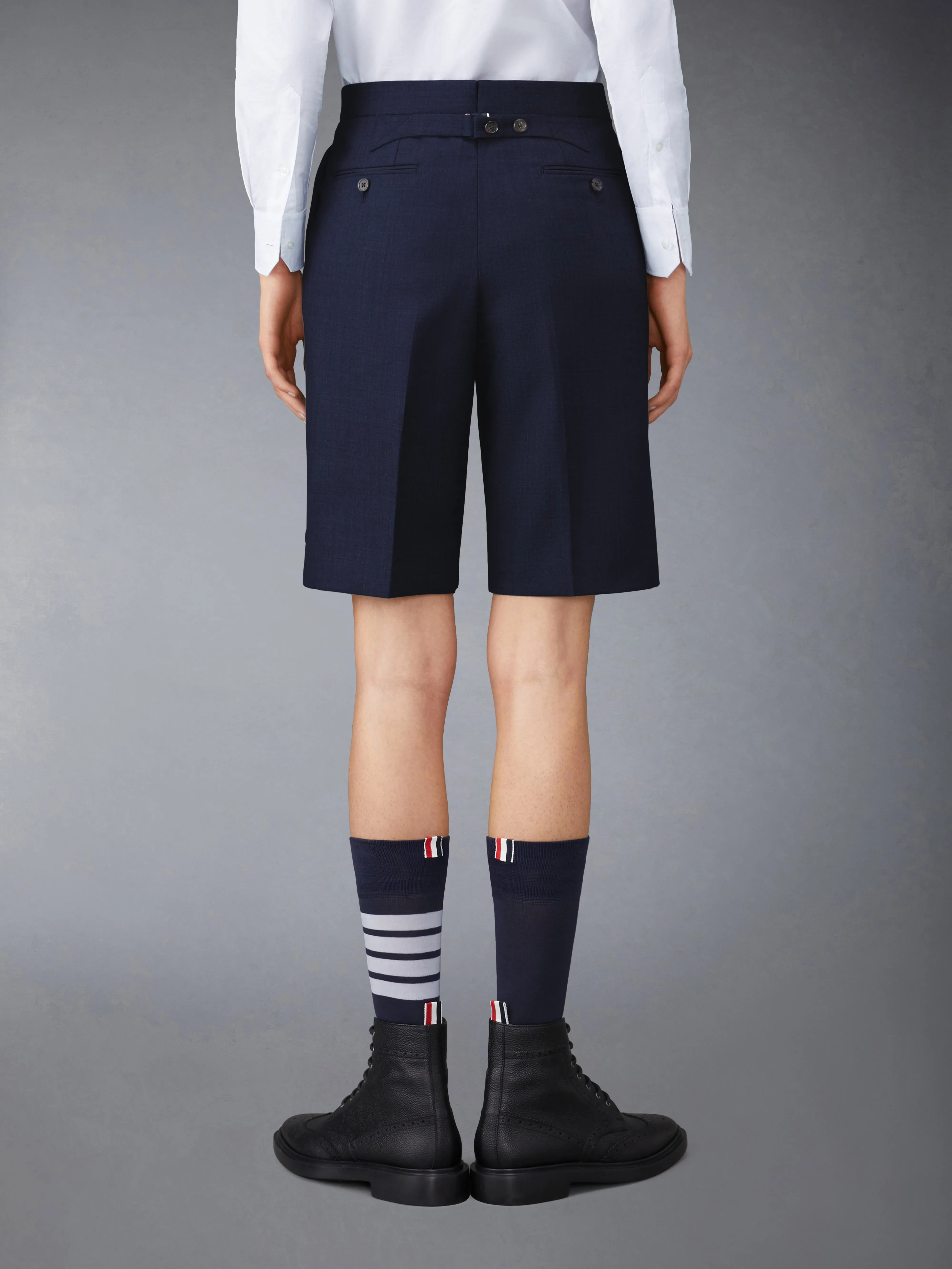 TWILL CLASSIC BACKSTRAP BERMUDA SHORTS sold by Thom Browne product image thumbnail 2