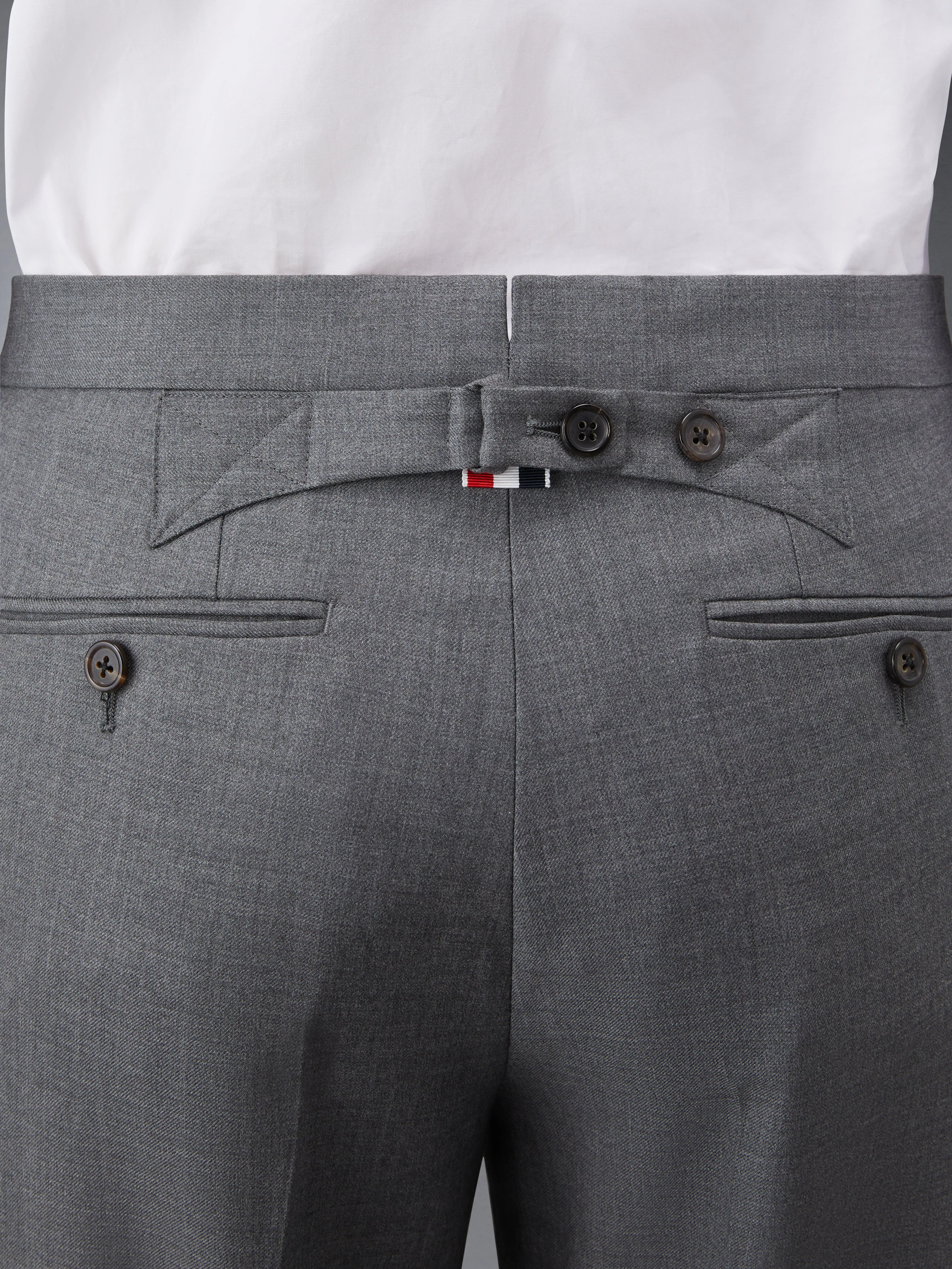 TWILL CLASSIC BACKSTRAP TROUSERS sold by Thom Browne product image thumbnail 4