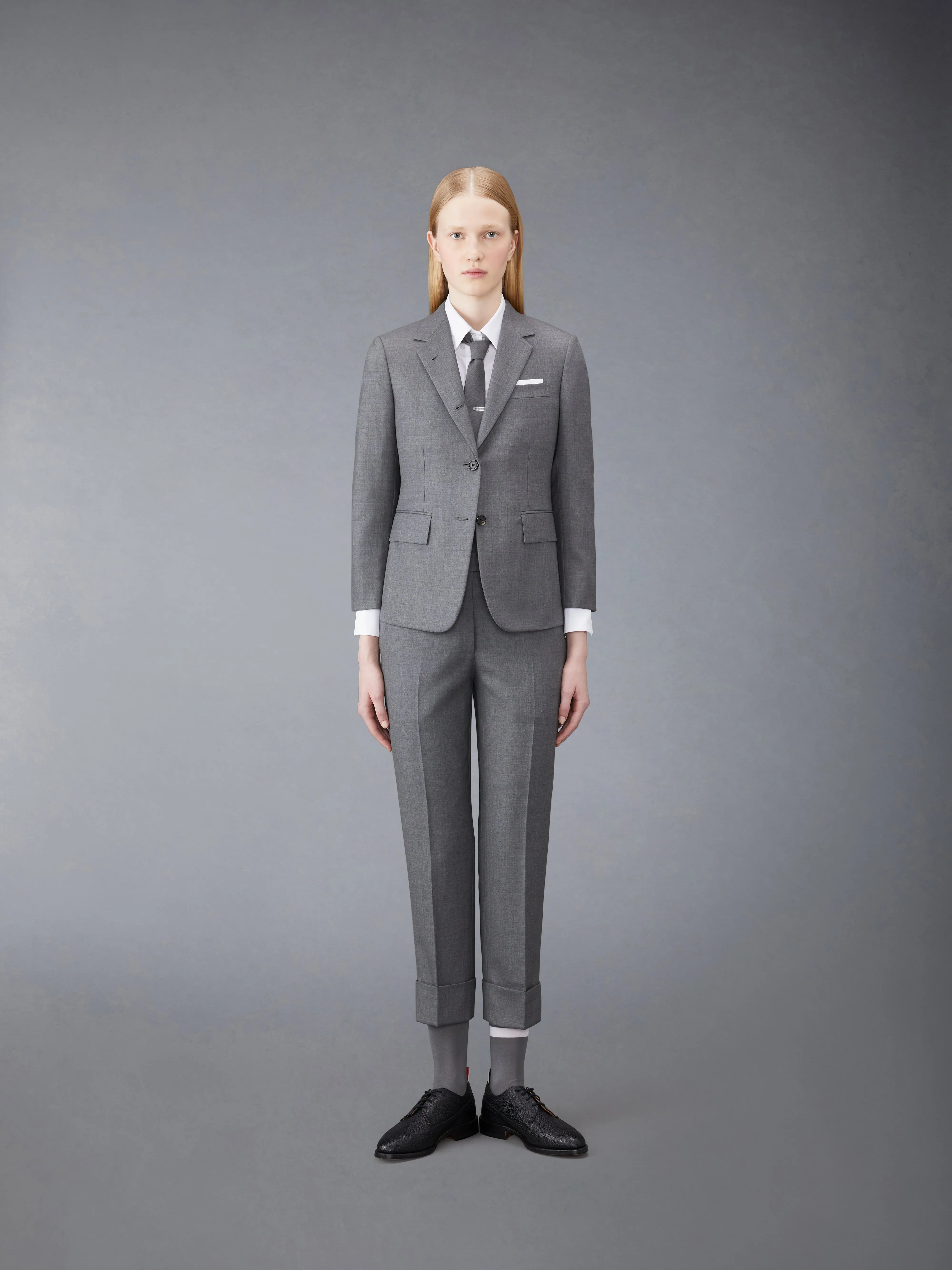 TWILL CLASSIC BACKSTRAP TROUSERS sold by Thom Browne product image thumbnail 3