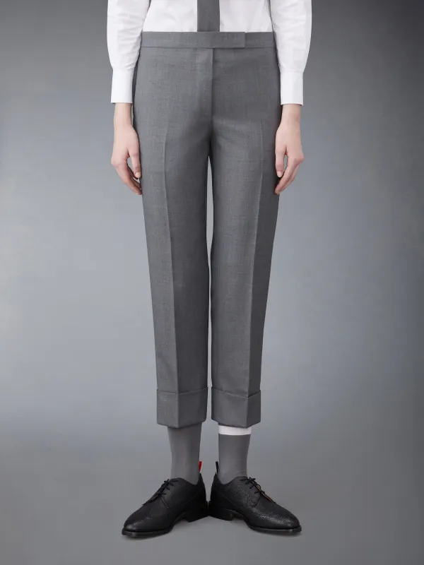 TWILL CLASSIC BACKSTRAP TROUSERS made by Thom Browne