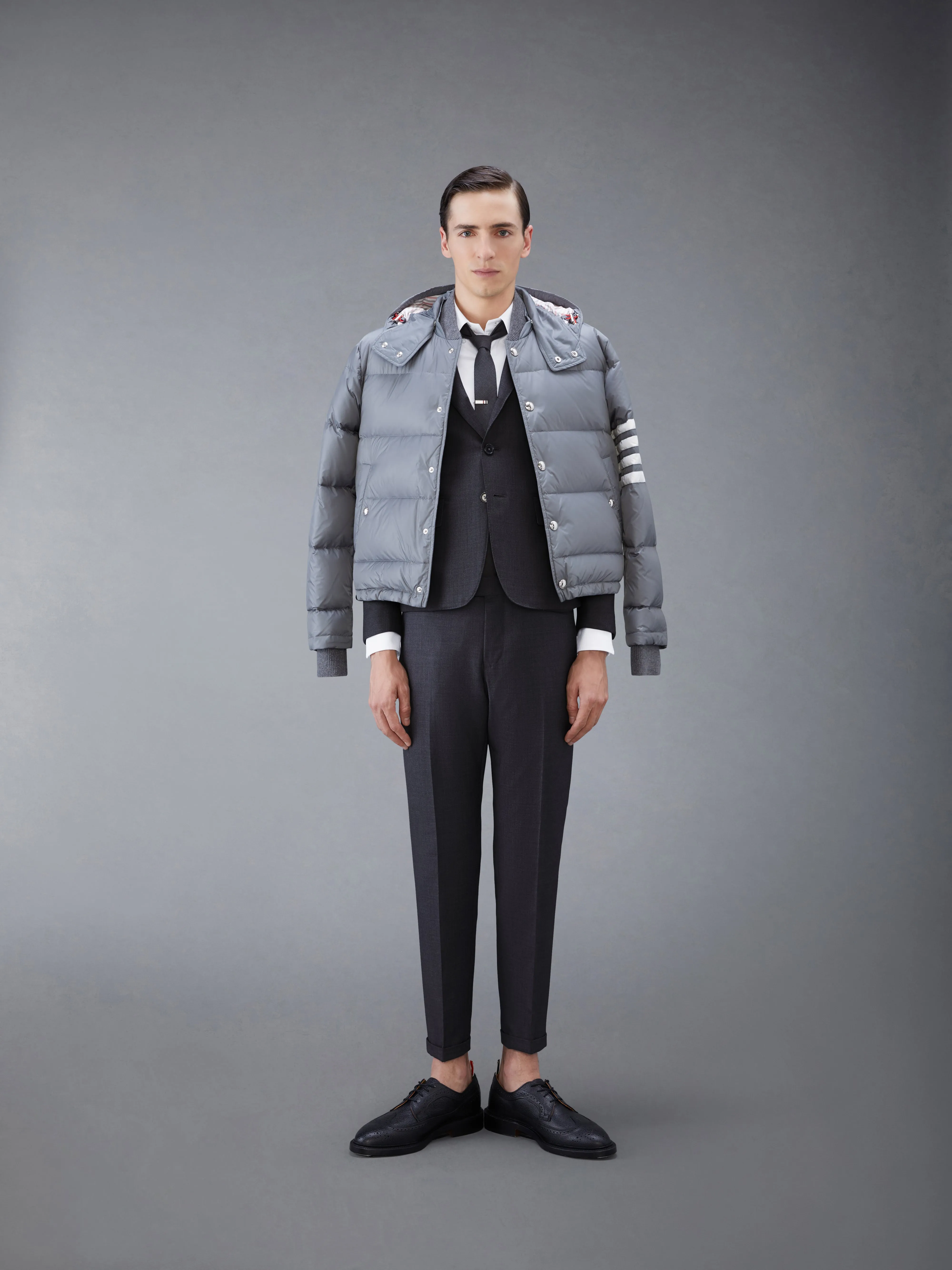 TWILL LOW RISE TROUSERS sold by Thom Browne product image thumbnail 3
