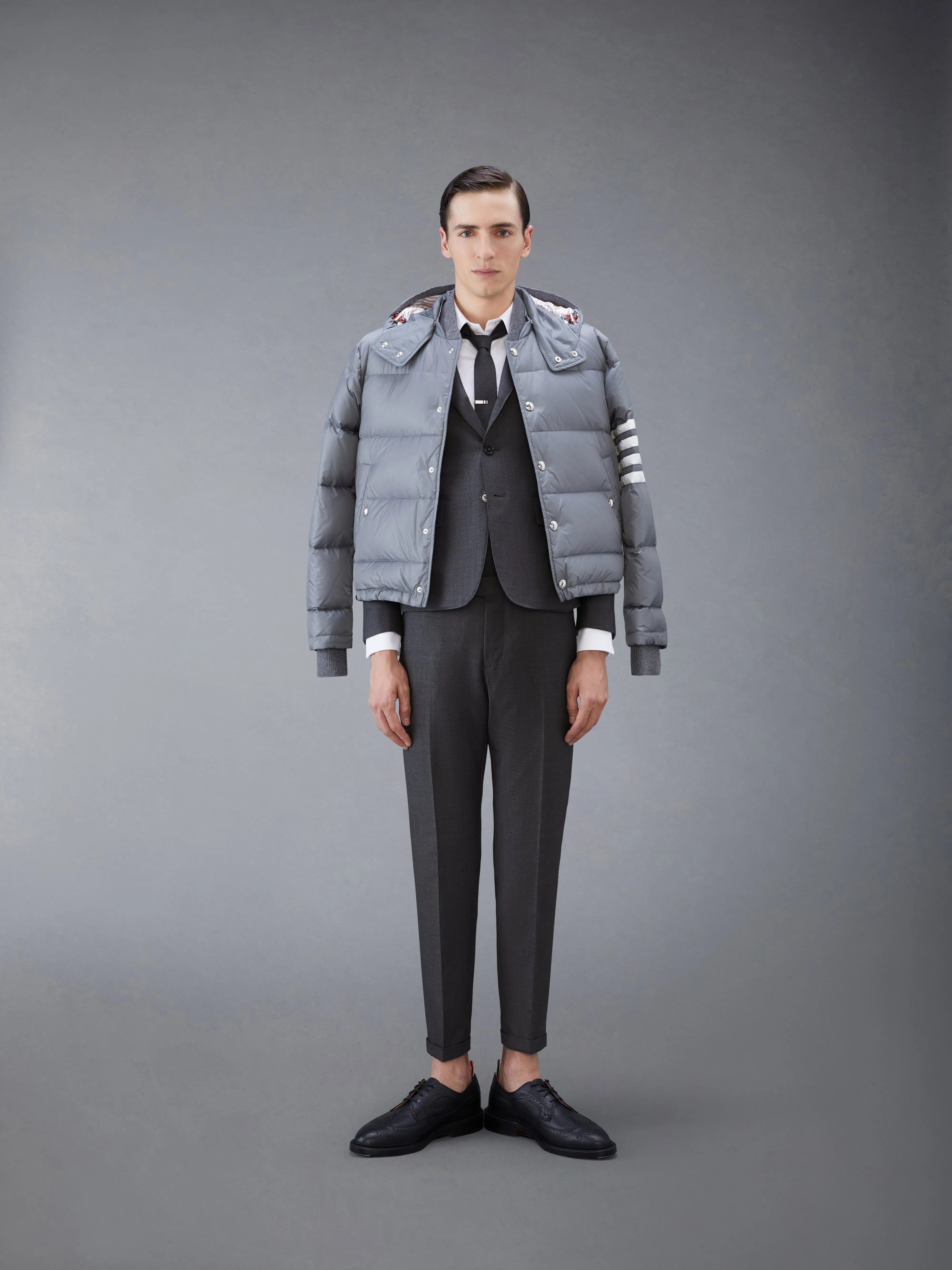 TWILL LOW RISE TROUSERS sold by Thom Browne product image thumbnail 3