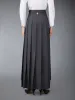 TWILL PLEATED LONG SKIRT sold by Thom Browne