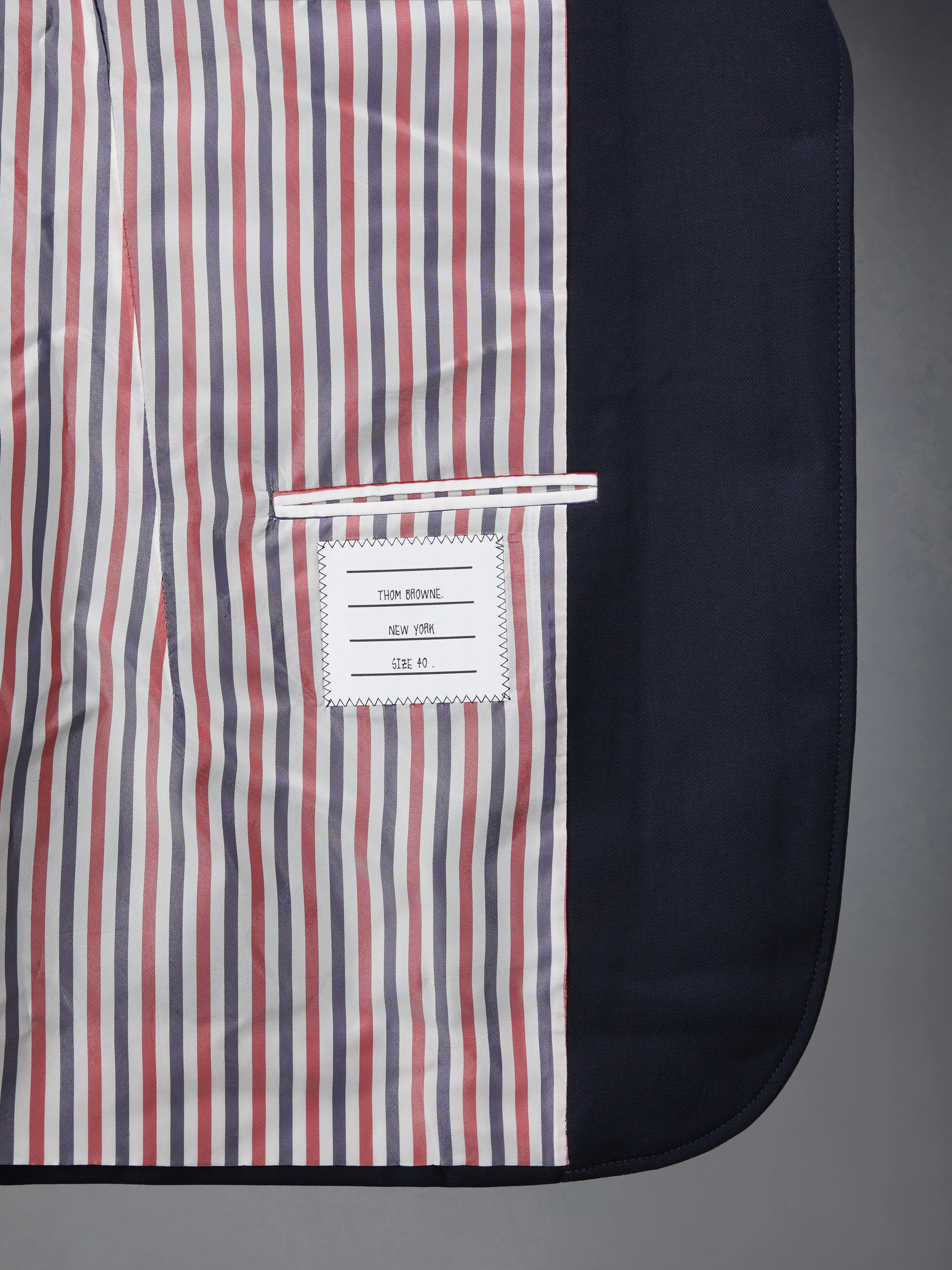 TWILL SACK SPORT COAT sold by Thom Browne product image thumbnail 5
