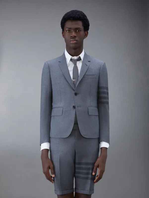 STEP TWILL SCHOOL UNIFORM 4-BAR HIGH ARMHOLE SPORT COAT sold by Thom Browne
