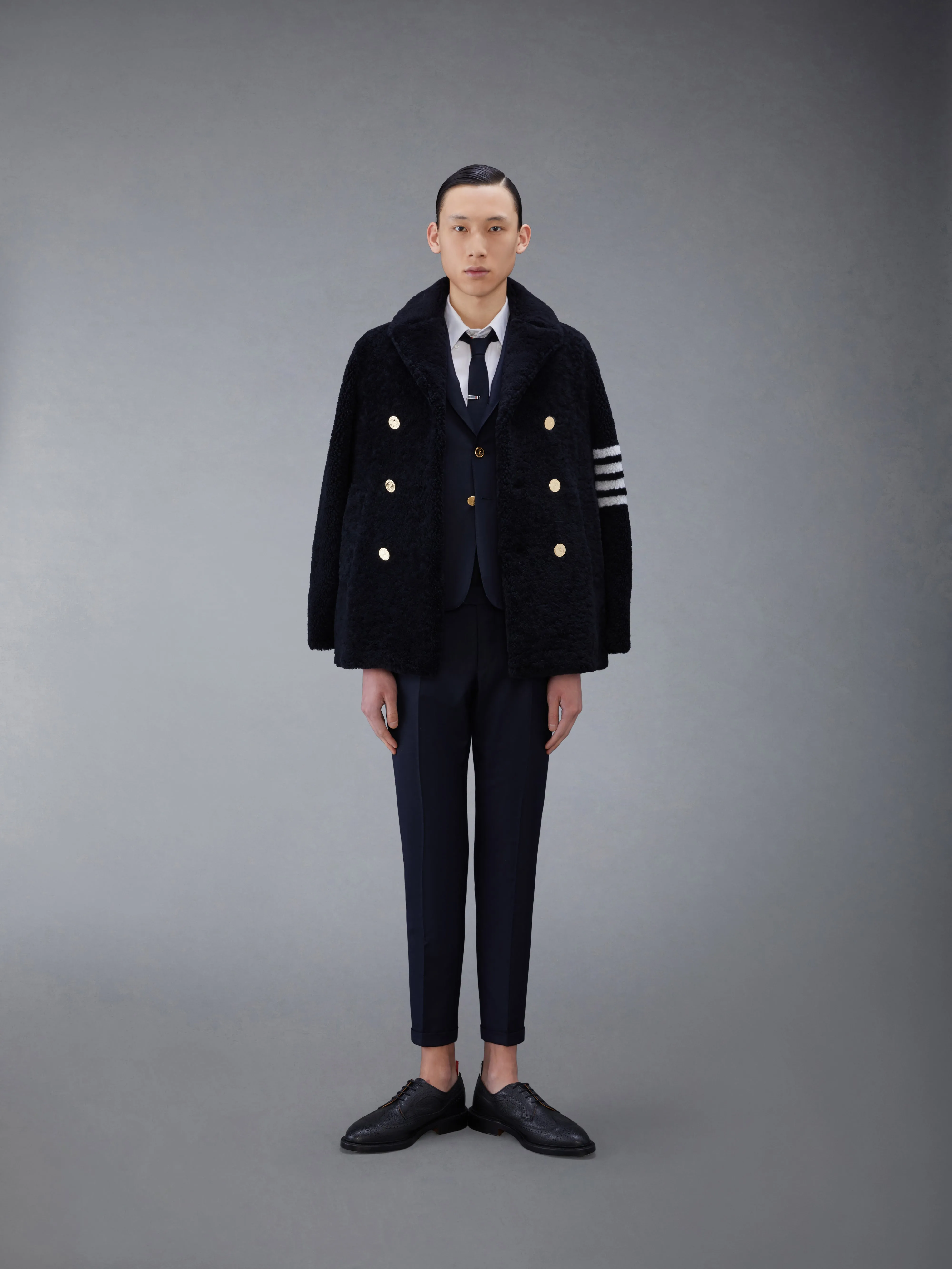 TWILL HIGH ARMHOLE SPORT COAT sold by Thom Browne product image thumbnail 4