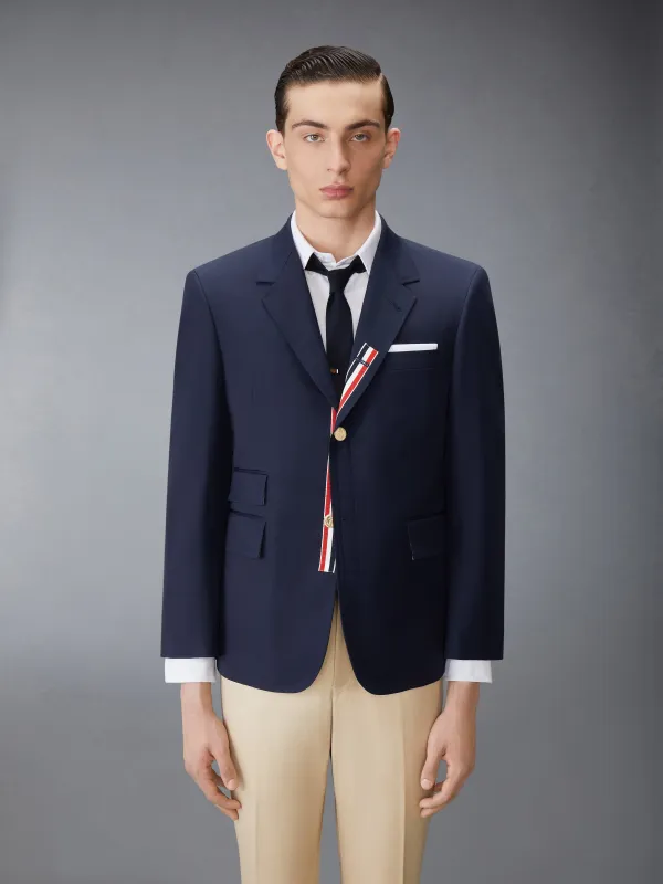 TYPEWRITER CLOTH GROSGRAIN PLACKET SPORT COAT sold by Thom Browne