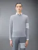 WOOL 4-BAR PULLOVER sold by Thom Browne
