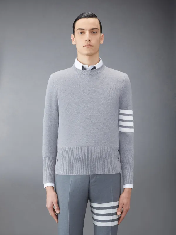 WOOL 4-BAR PULLOVER sold by Thom Browne