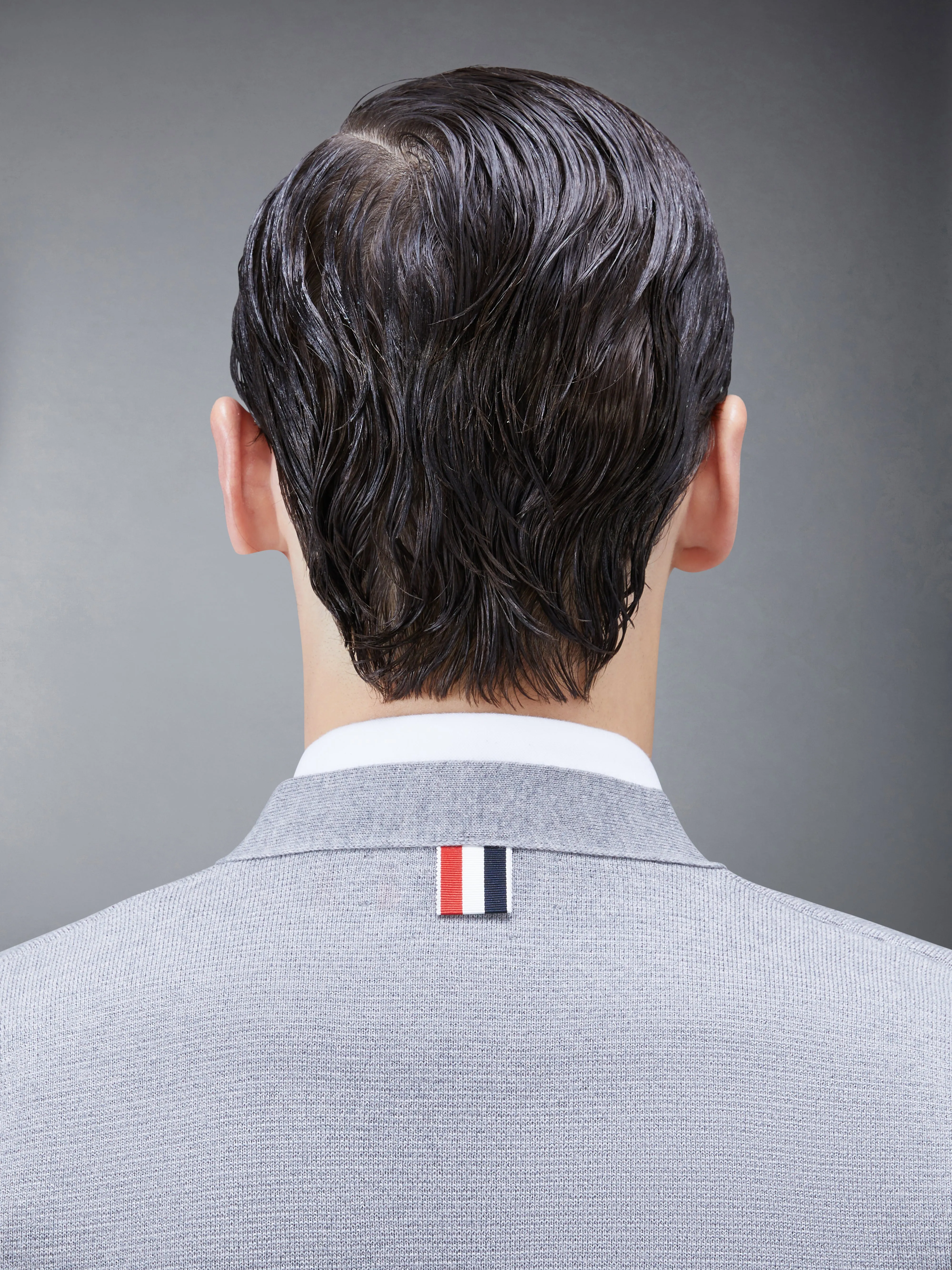 WOOL 4-BAR V-NECK CARDIGAN sold by Thom Browne product image thumbnail 5